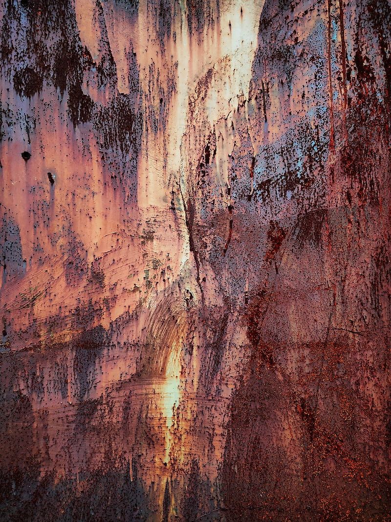 Rust, spots, metal, texture, HD phone wallpaper