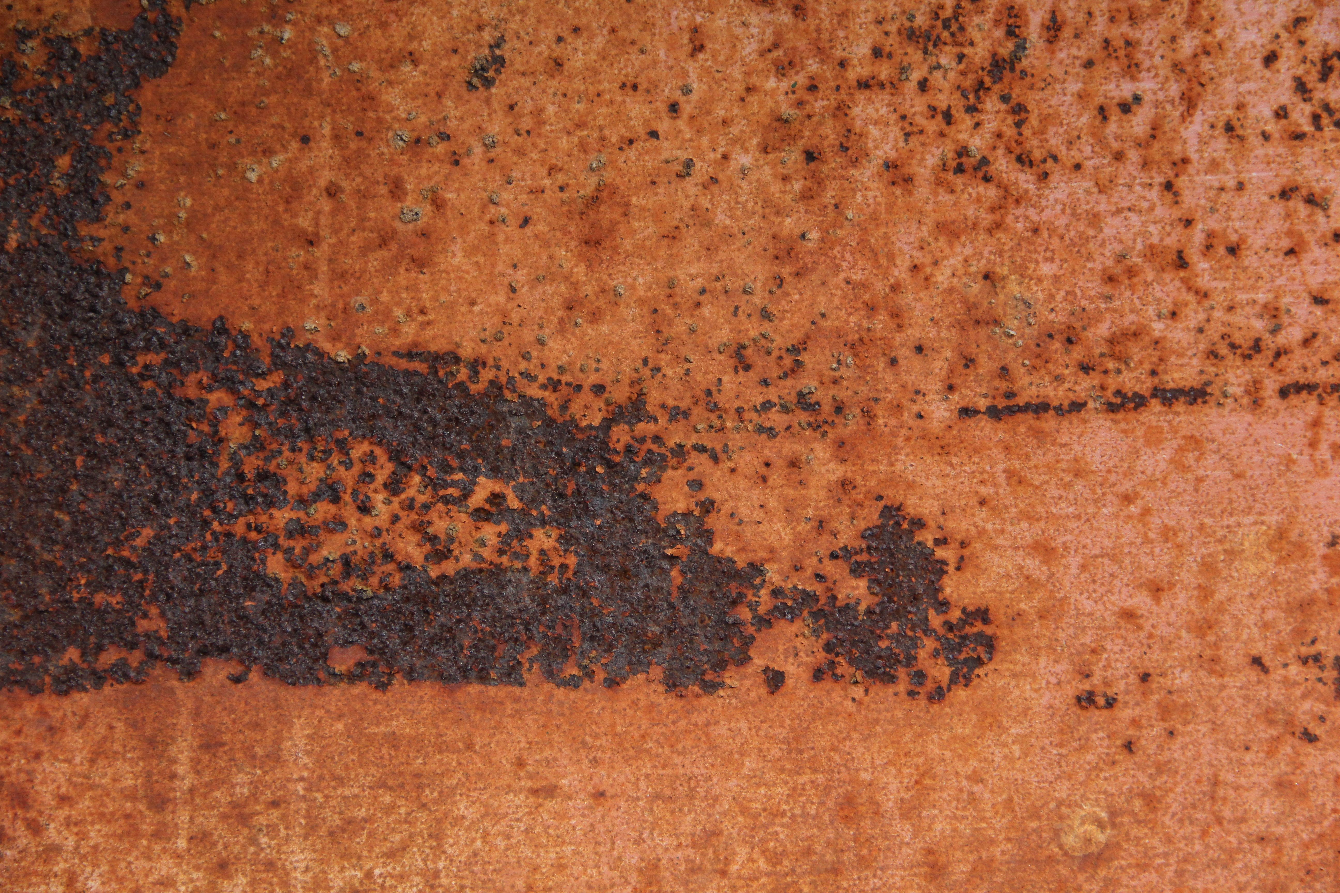 grunge texture rusty metal plate orange oxidized steel iron wallpaper photo