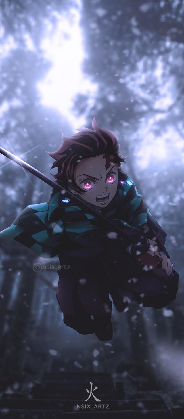 Demon slayer HD wallpaper for phone