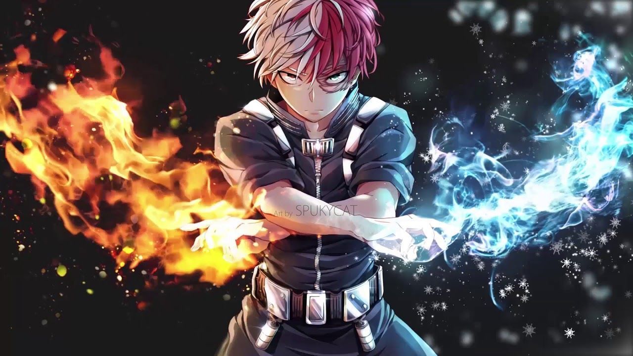 Shoto Todoroki no Hero Academia (Wallpaper engine)