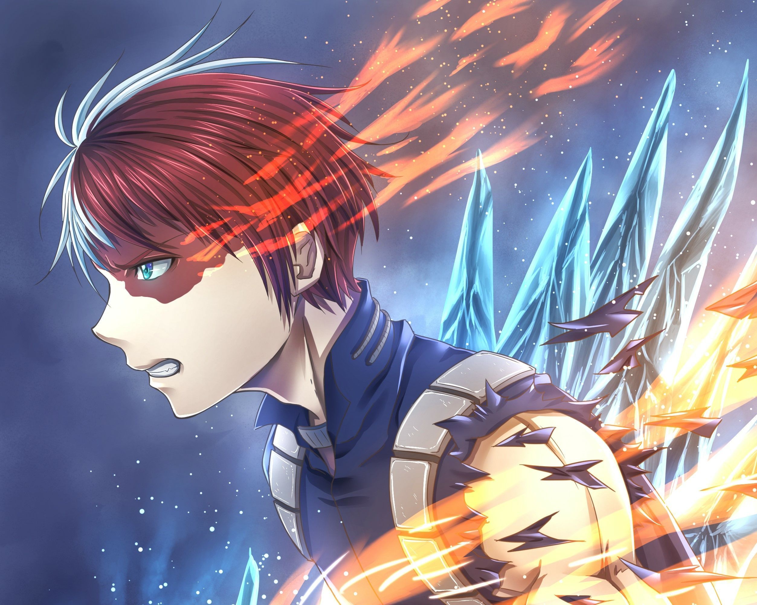 Shoto Todoroki HD My Hero Academia Wallpaper, HD Anime 4K Wallpaper, Image and Background