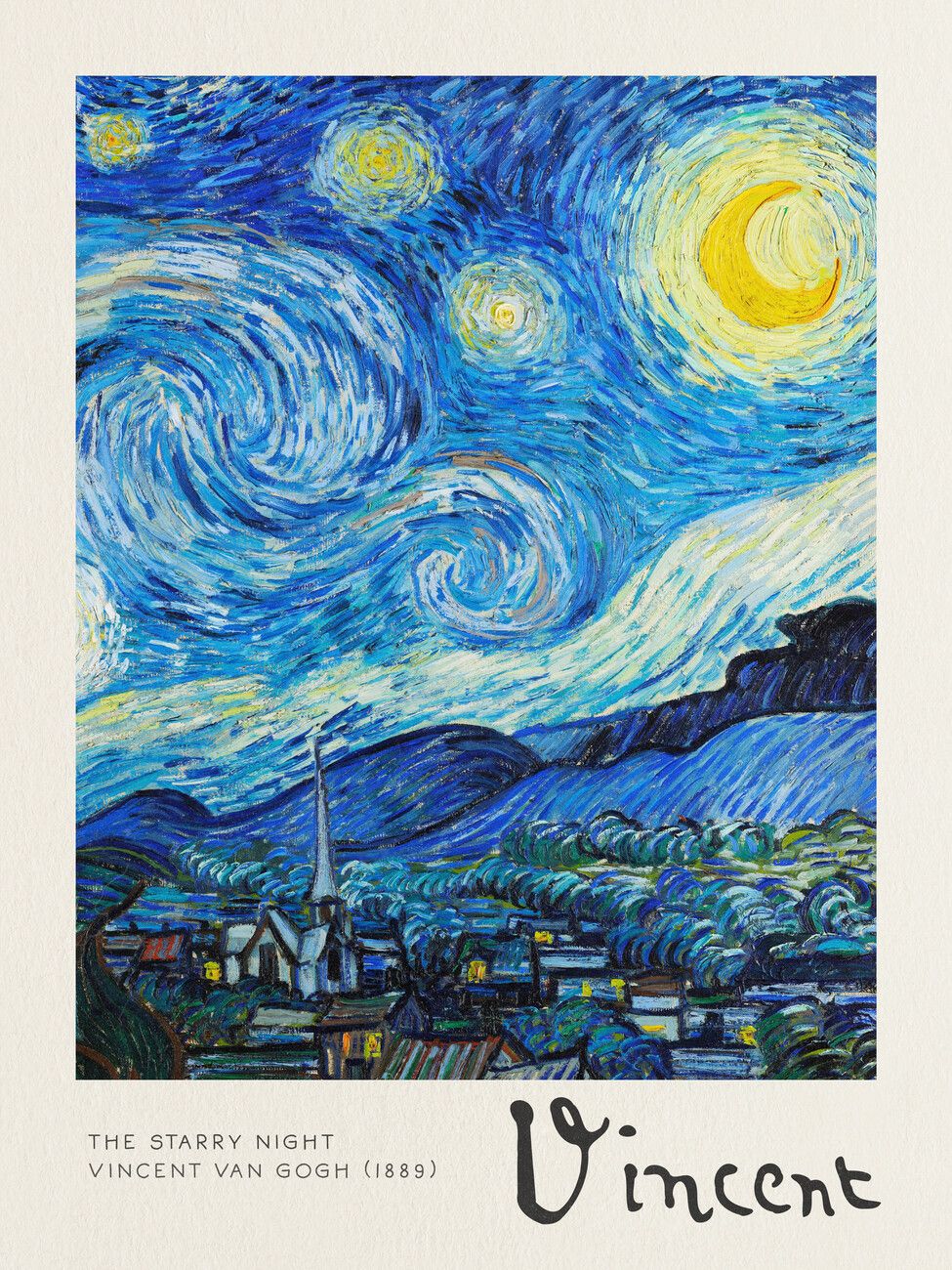 The Starry Night van Gogh Wall Mural