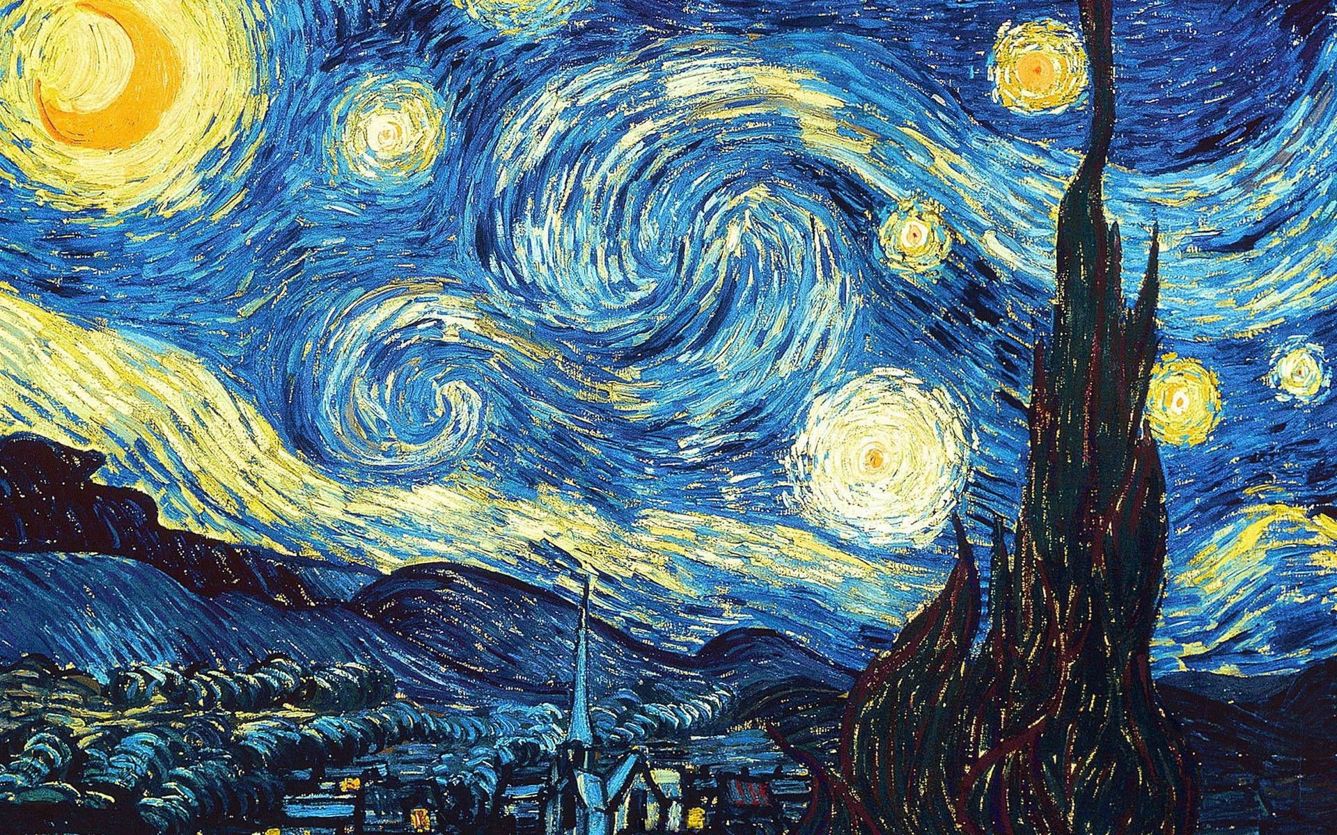 Download Vincent Van Gogh Starry Nights Wallpaper