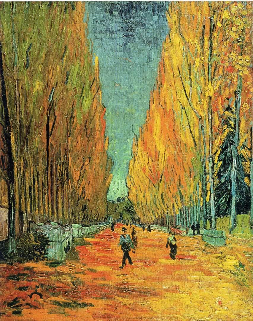 Les Alychamps Van Gogh Wallpaper Image