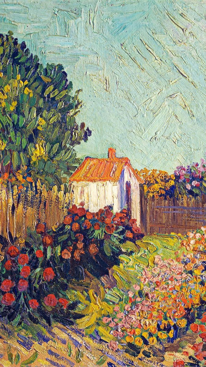 Van Gogh iPhone wallpaper, Landscape HD background. free image by rawpixel.com / National Gallery of Art. Van gogh landscapes, Van gogh art, Van gogh wallpaper