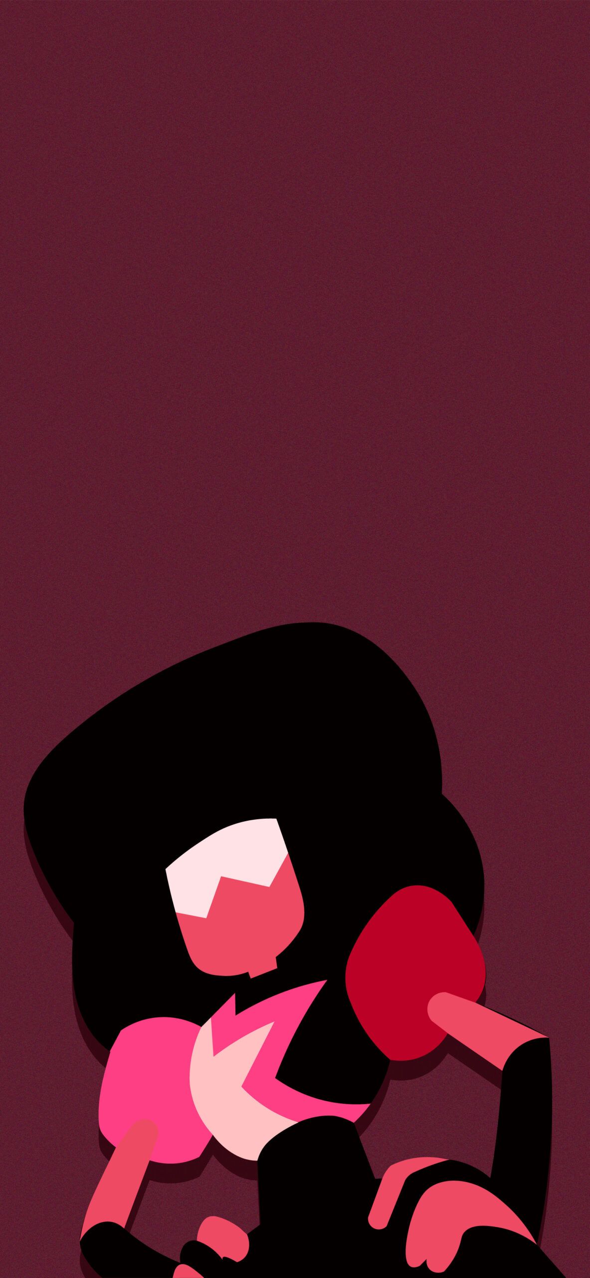 Steven Universe Garnet Minimalist Wallpaper