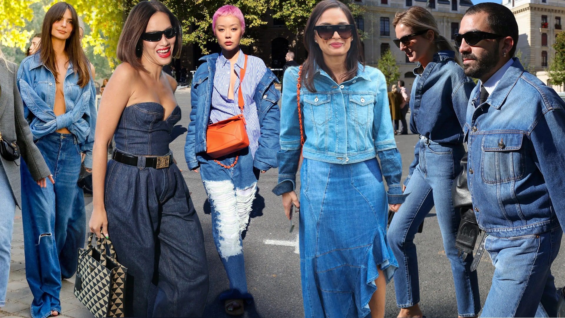 Street Style Approved Ways To Wear (And Shop) The Denim On Denim Trend