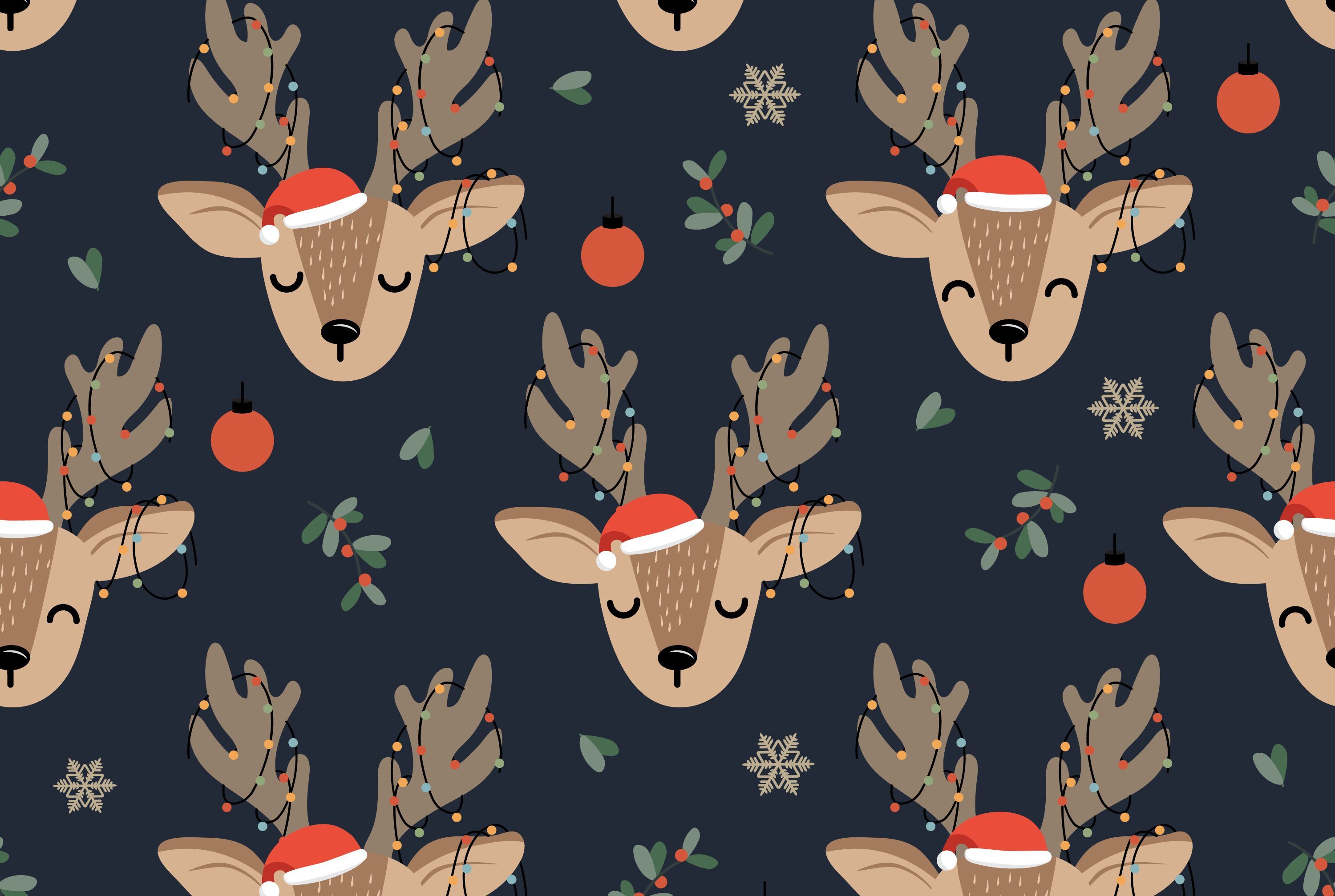 Festive Christmas Zoom Background