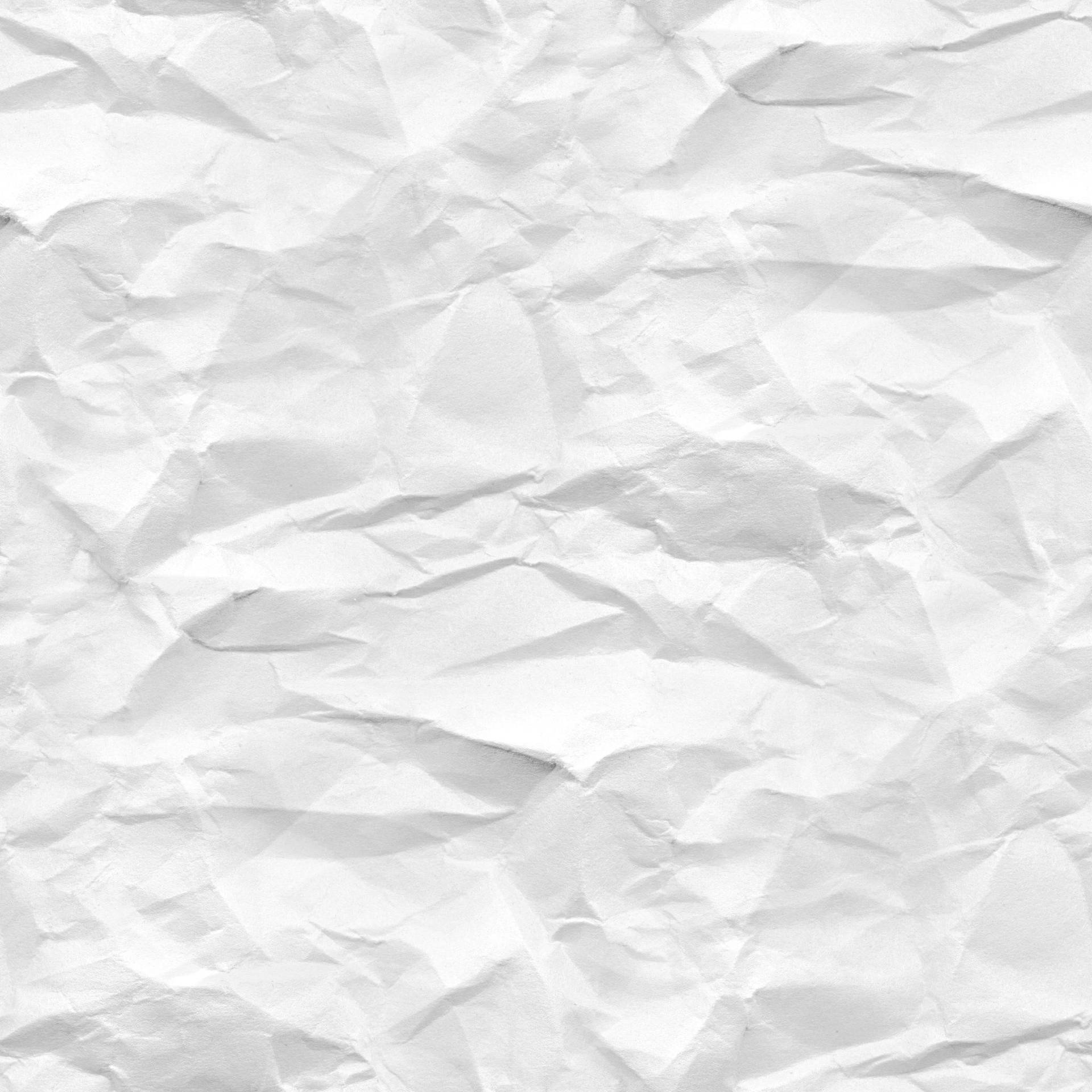 Download White Seamless Crumpled Paper Wallpaper