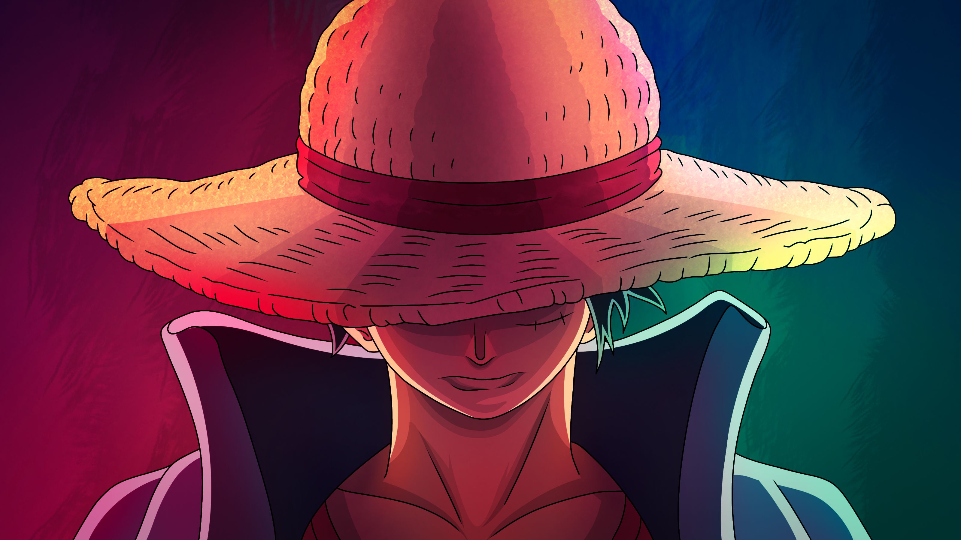 One Piece HD Luffy Cool Art Wallpaper, HD Anime 4K Wallpaper, Image and Background