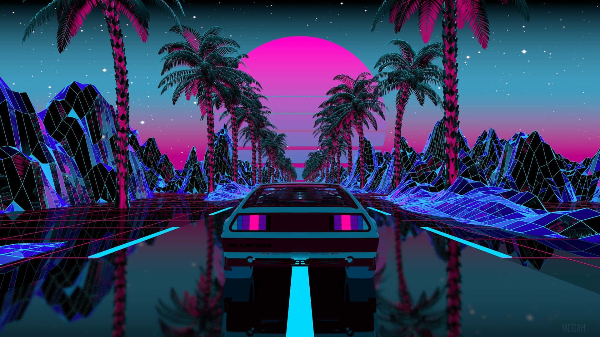 Synthwave Background