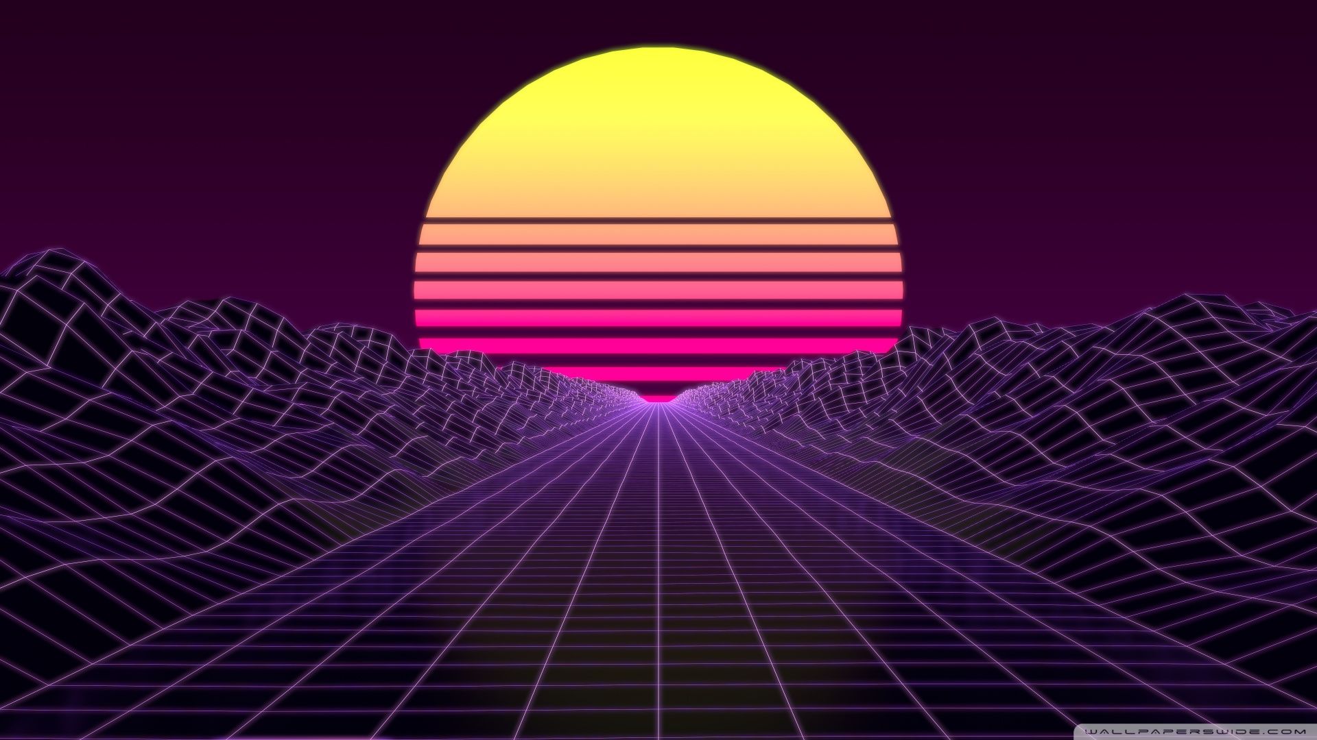 Synthwave Ultra HD Desktop Background Wallpaper for : Widescreen & UltraWide Desktop & Laptop : Multi Display, Dual Monitor : Tablet