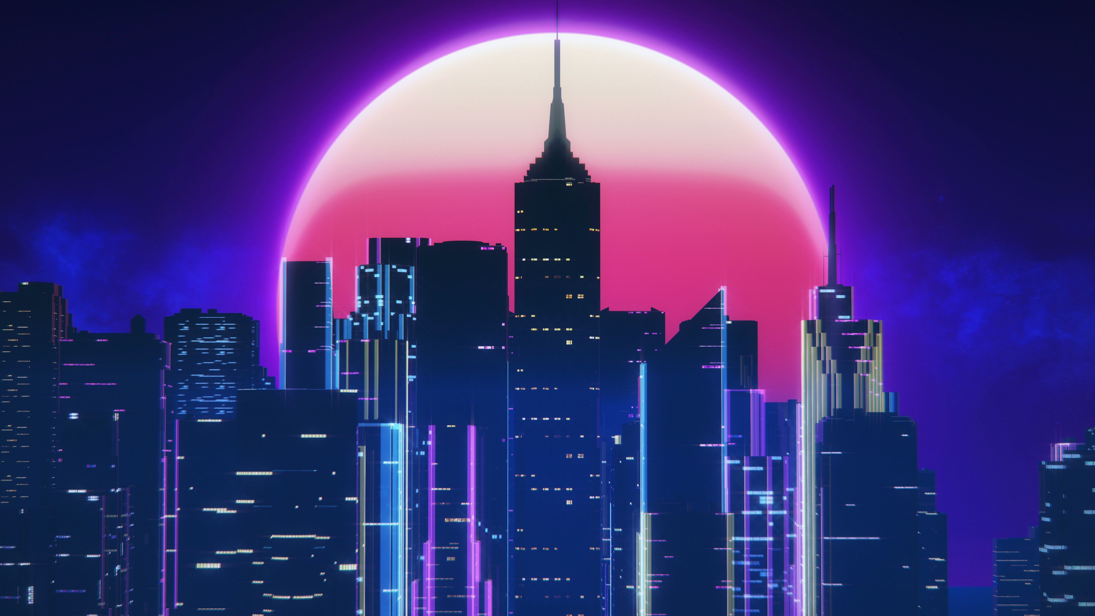 Synthwave Wallpaper 3840 x 2160