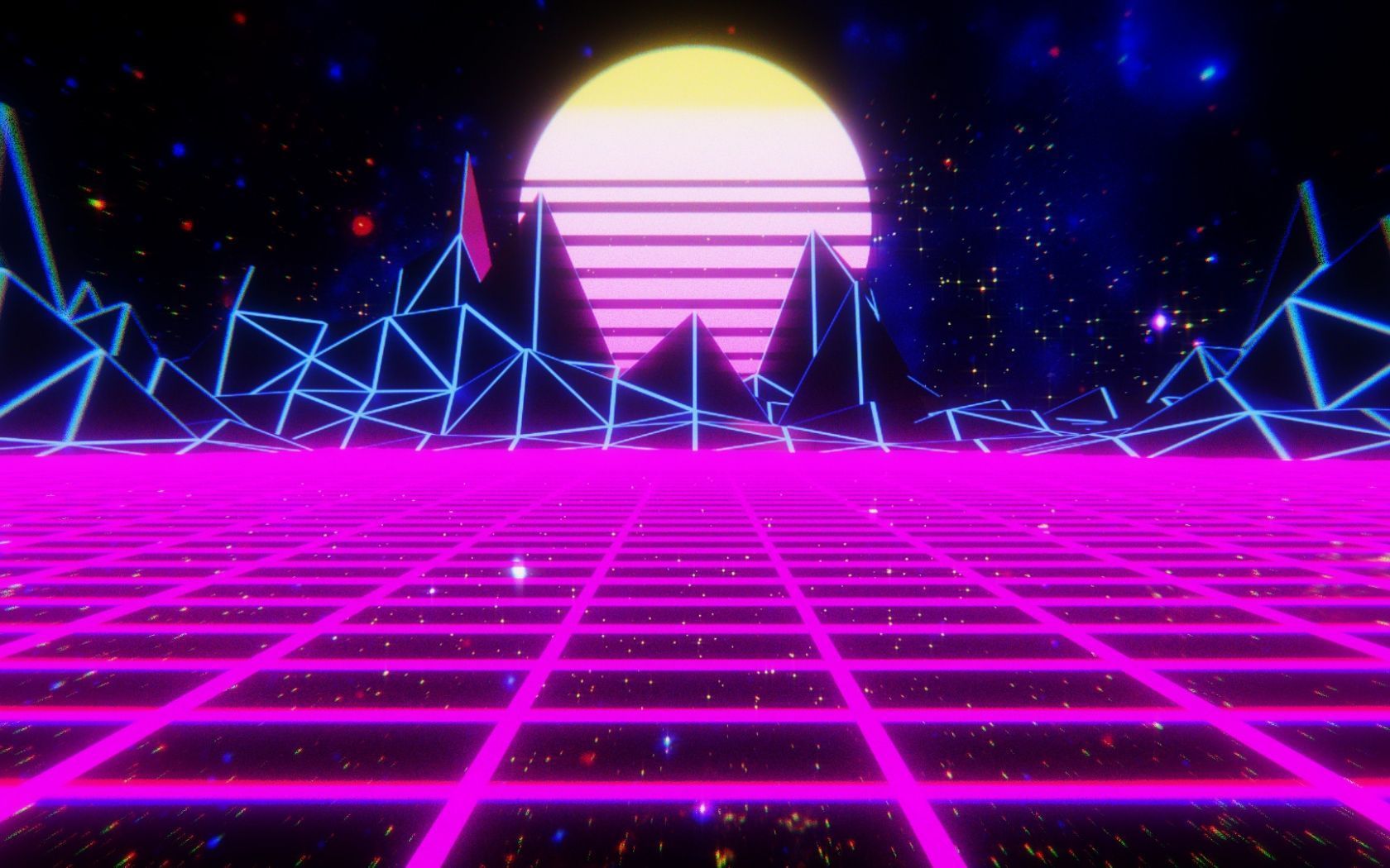 Synthwave Desktop Wallpaper