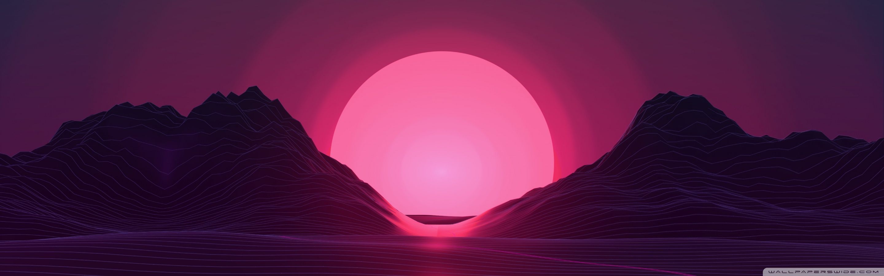 Synthwave Background Ultra HD Desktop Background Wallpaper for : Widescreen & UltraWide Desktop & Laptop : Multi Display, Dual & Triple Monitor : Tablet