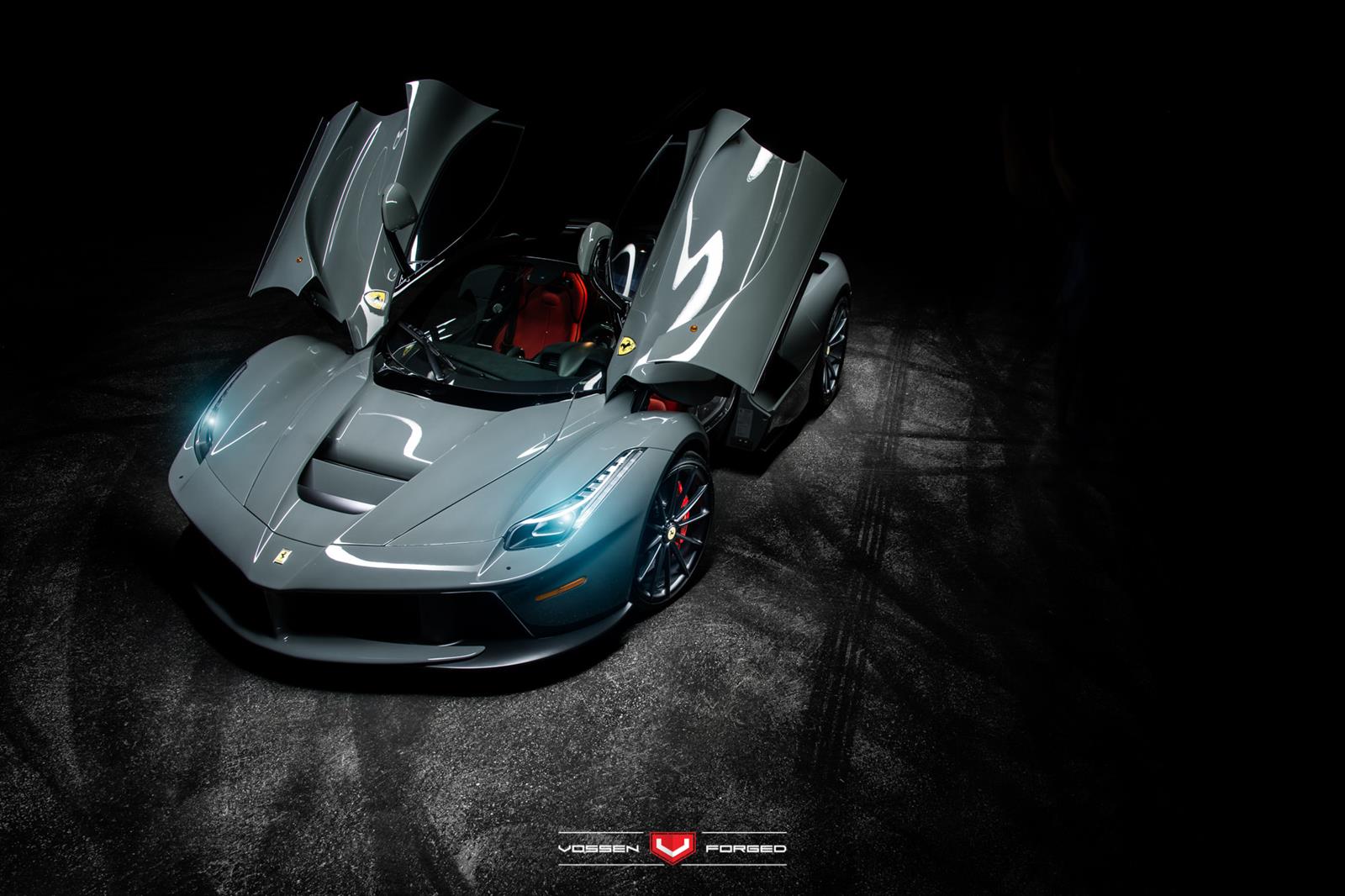 World's First Ferrari LaFerrari on Vossen Wheels