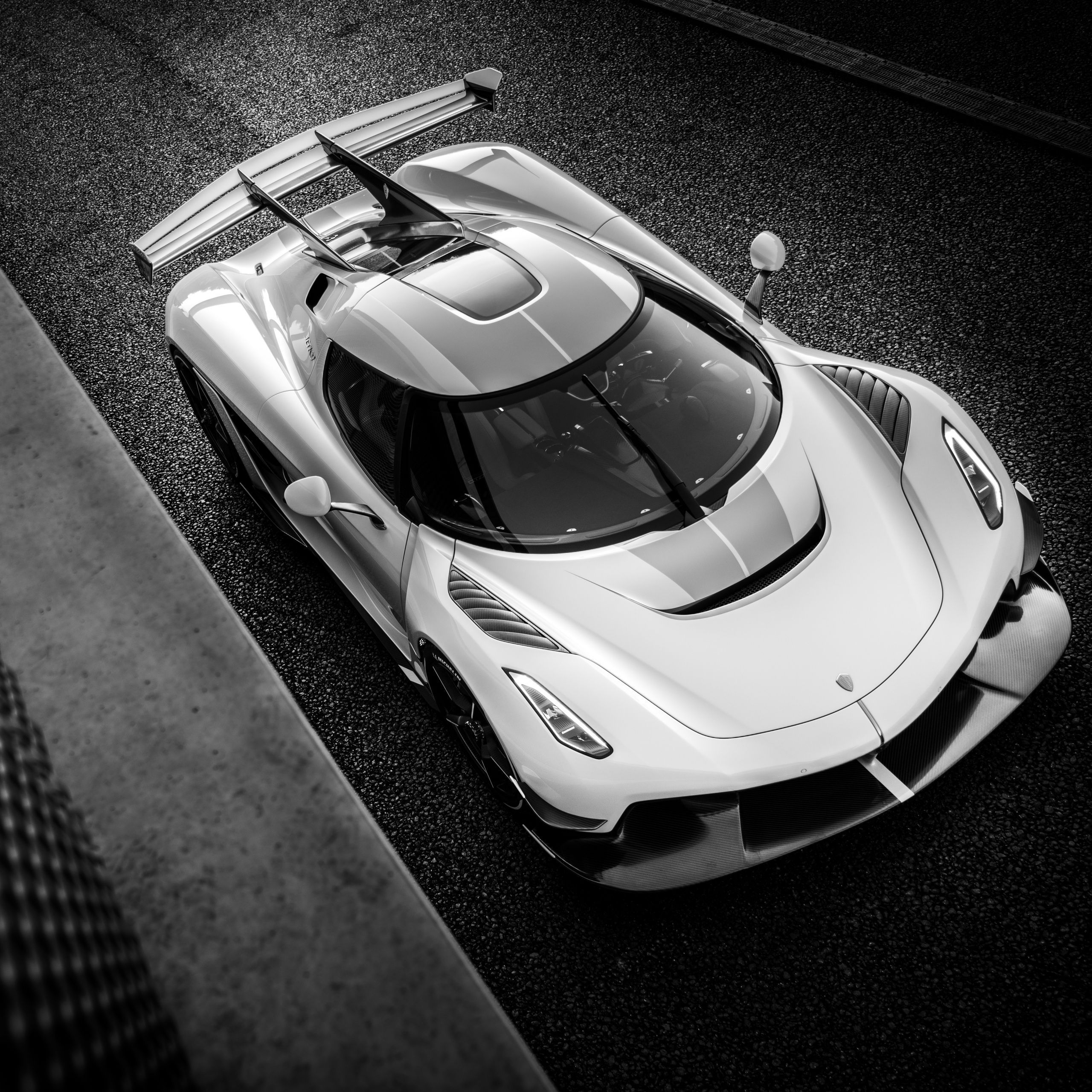 Koenigsegg Jesko Wallpaper 4K, Monochrome, Prototype, 5K, 8K