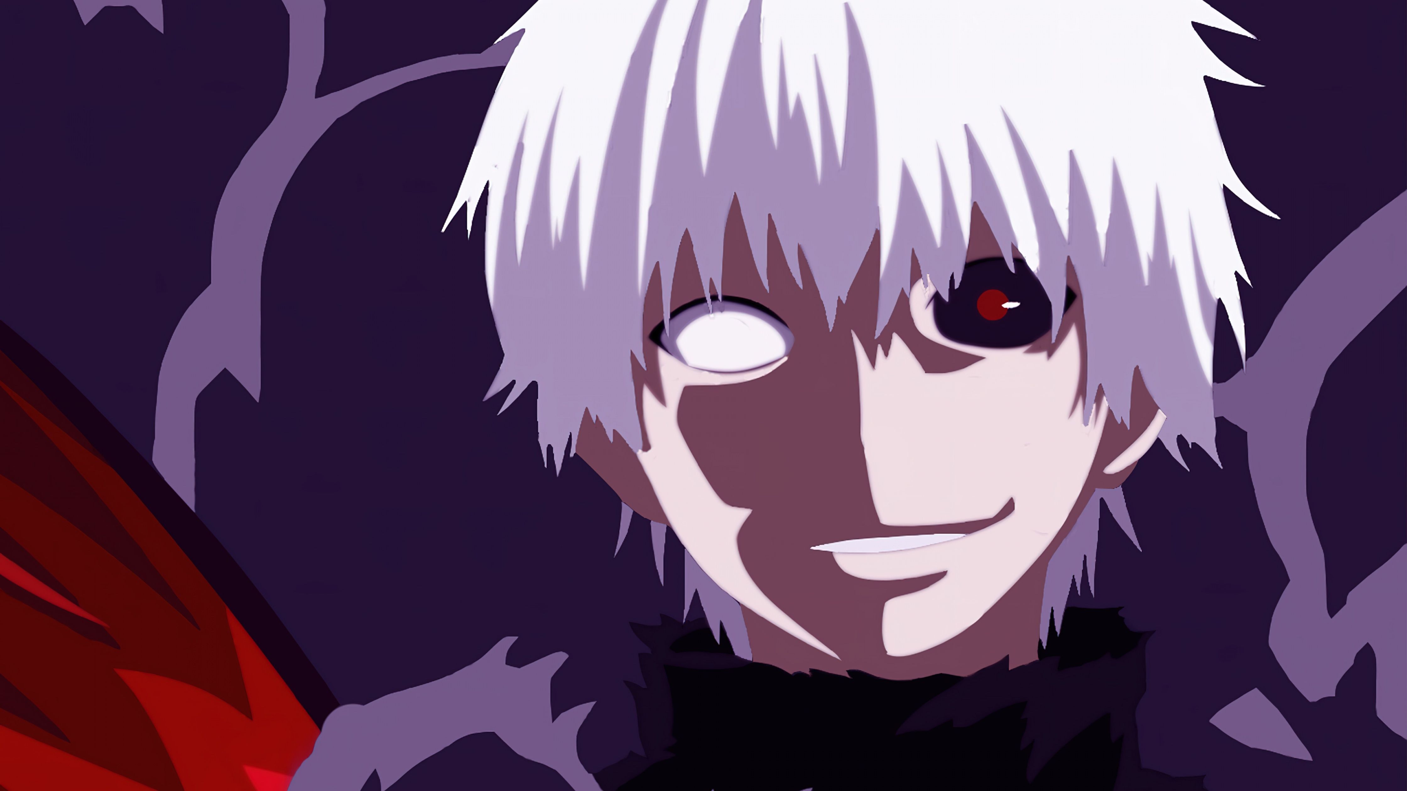 Ken Kaneki Wallpaper 4K, Illustration, Tokyo Ghoul