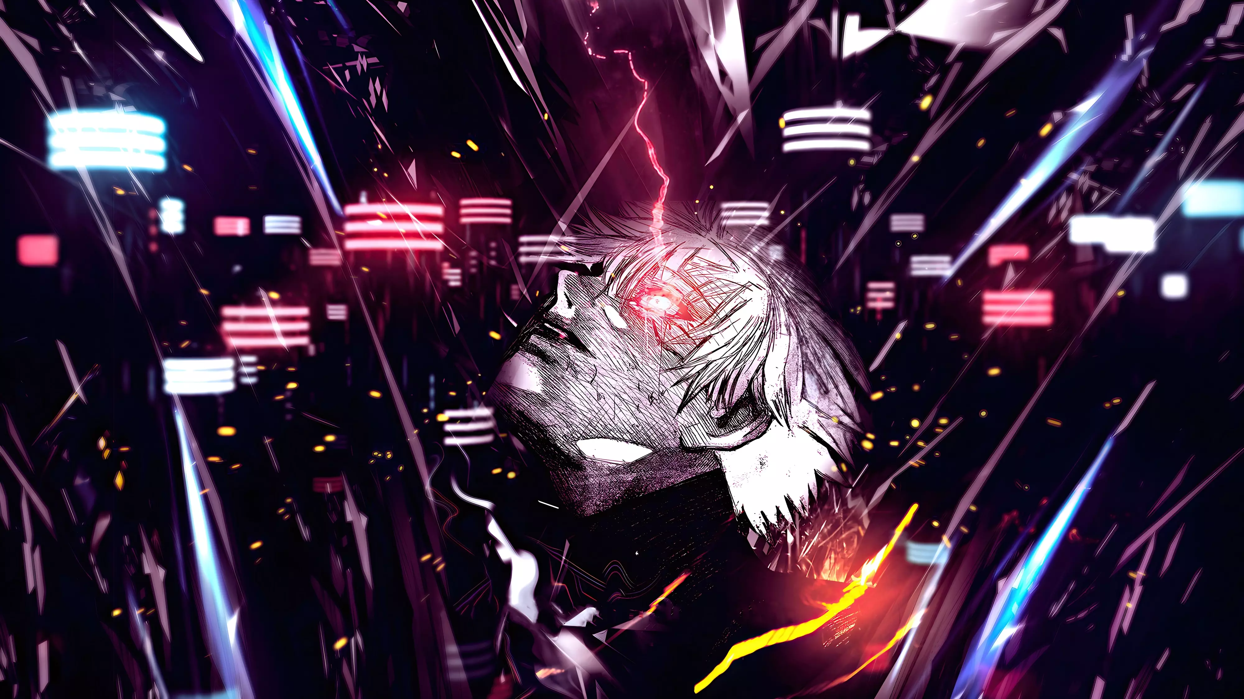 Live wallpaper Kaneki Ken (Tokyo Ghoul) - 4k / download from VSThemes