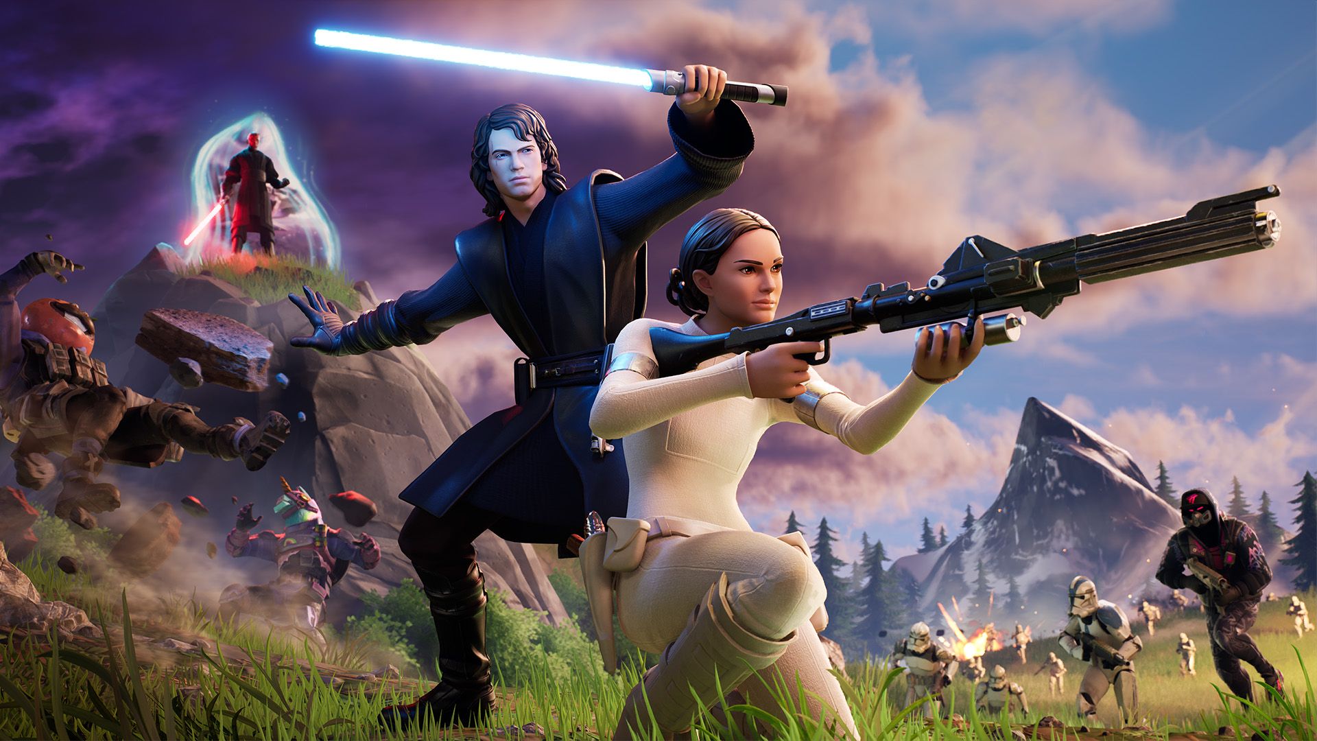 Star Wars Fortnite HD Fortnite Chapter 4 Wallpaper