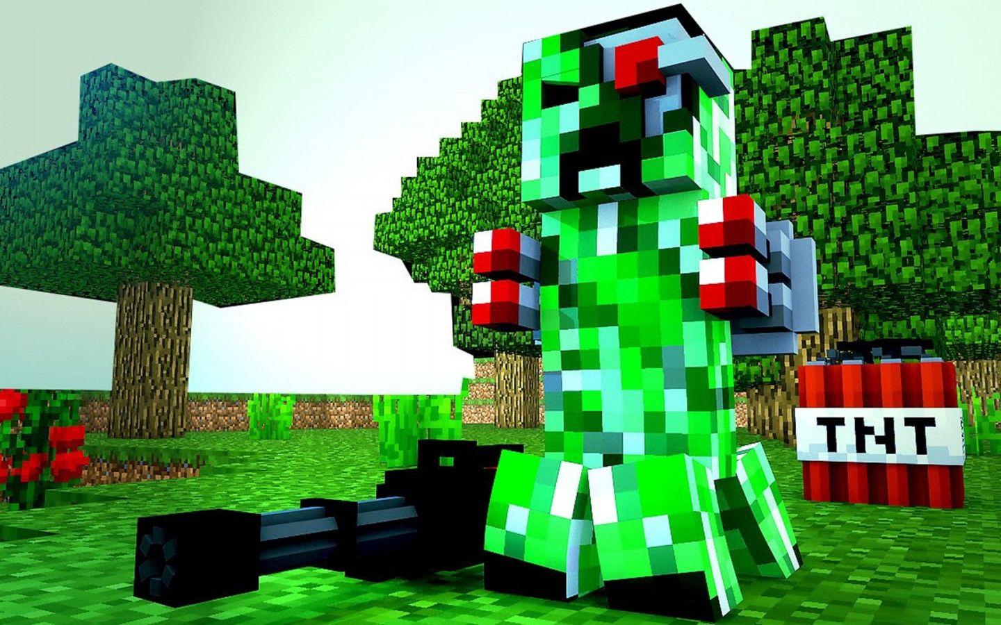 Creeper Minecraft Wallpaper HD 15001