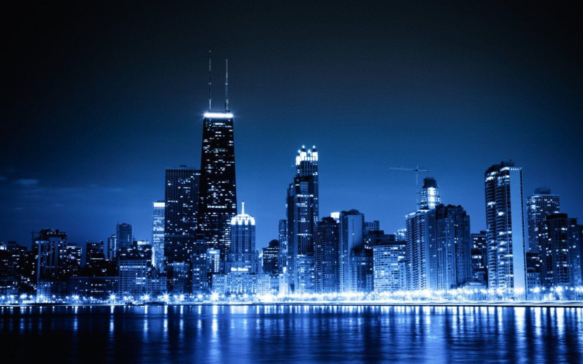 Skyscraper Night Wallpaper Free Skyscraper Night Background