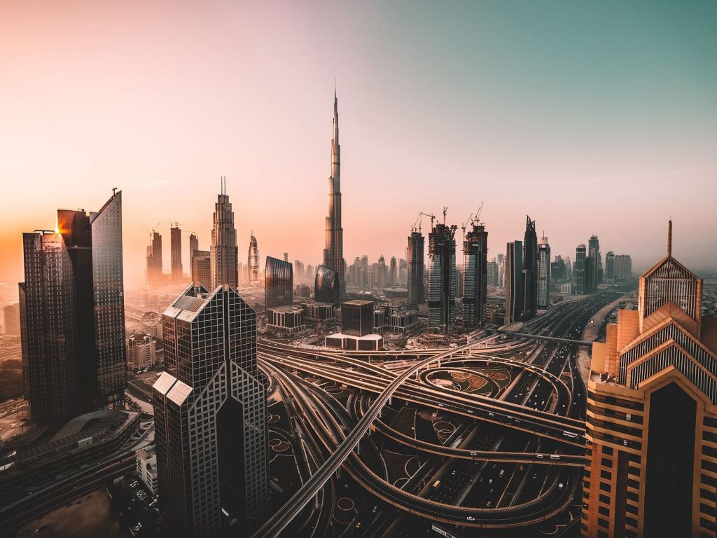 Wallpaper dubai, skyline, cityscape, skyscrapers, buildings, burj khalifa, city desktop wallpaper, HD image, picture, background, bbec0e