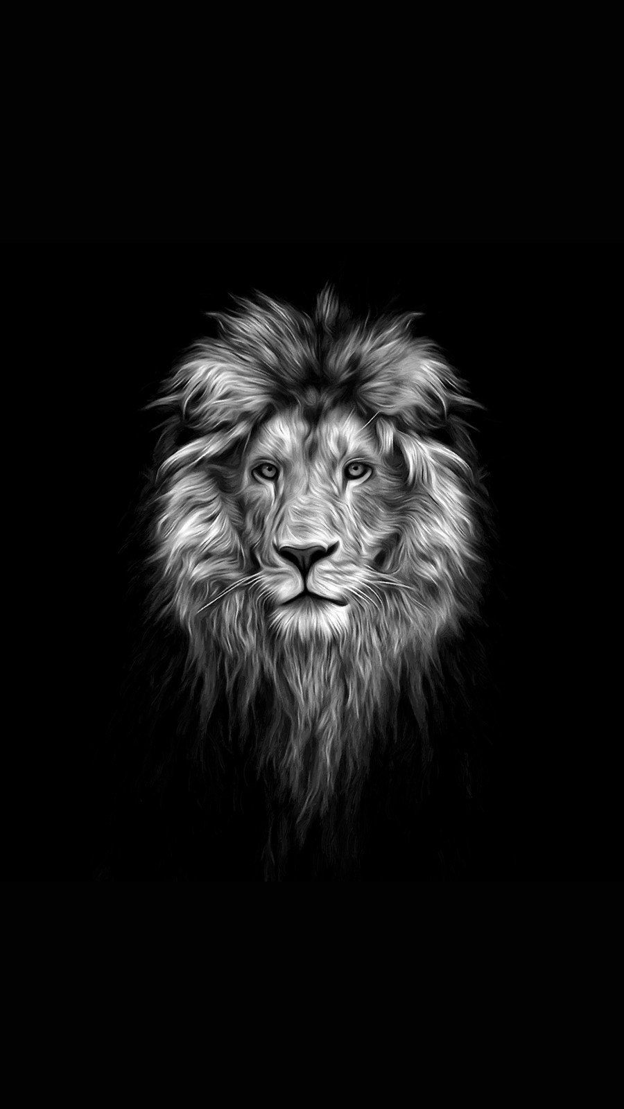 Free and customizable wallpaper lion templates