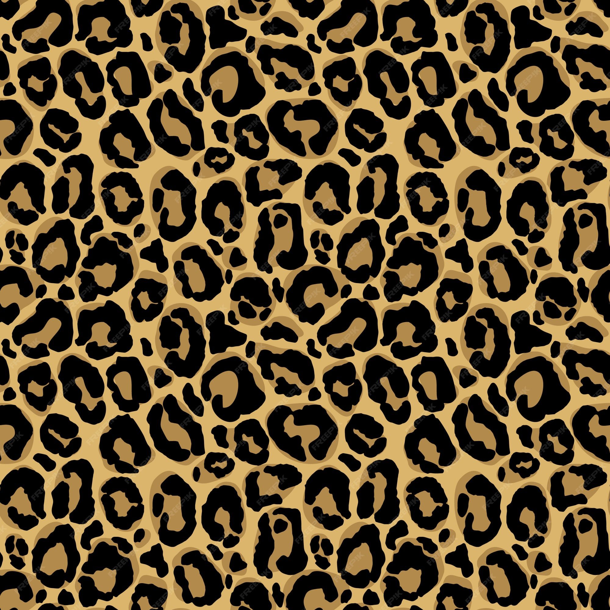 Premium Vector. Animal print. seamless pattern with leopard fur texture. repeating wrapping paper, wallpaper or scrapbooking