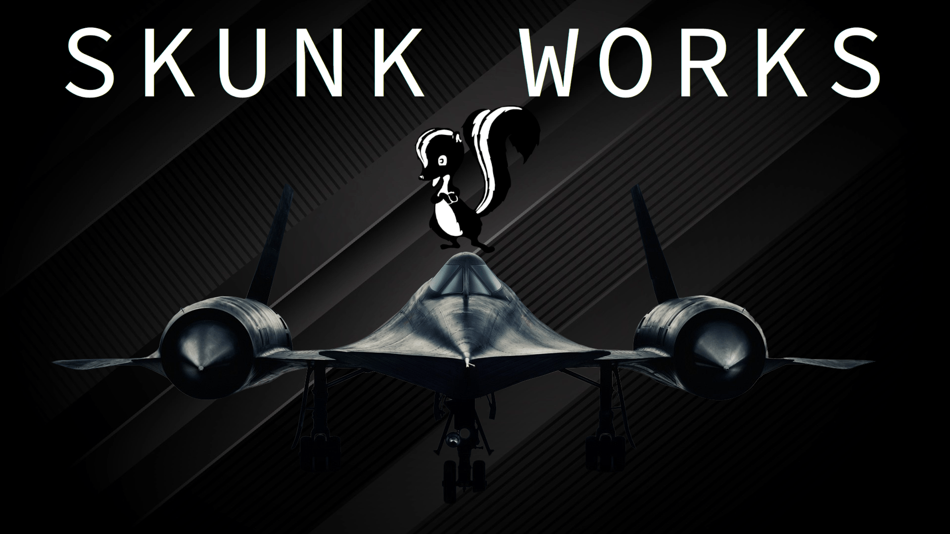 Some Wallpaper I Made. Skunk Works SR 71 Blackbird [1920x1080]