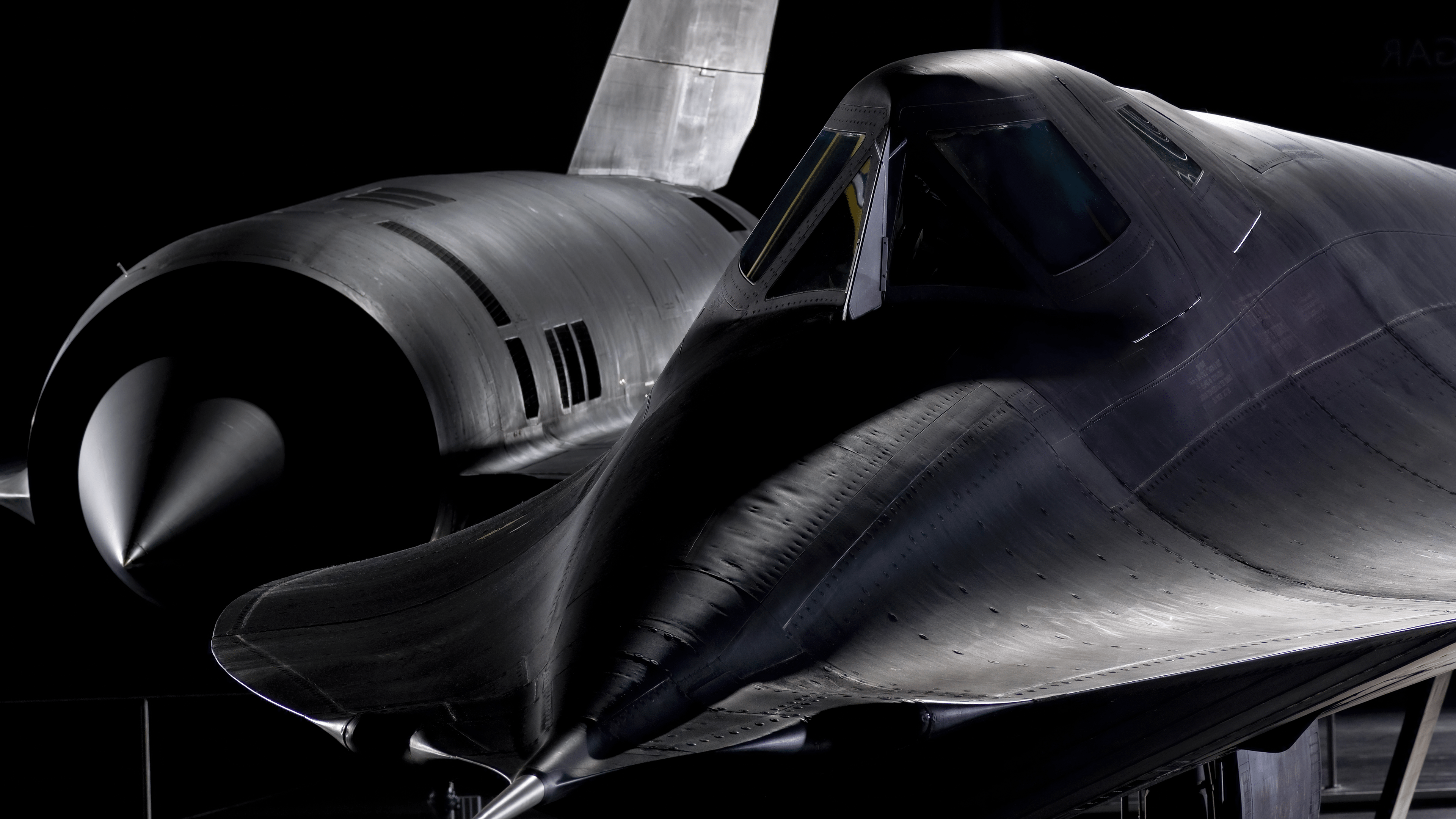 Wallpaper Aviation, Lockheed SR 71 Blackbird, Airplane, Aircraft, Jet Engine, Background Free Image