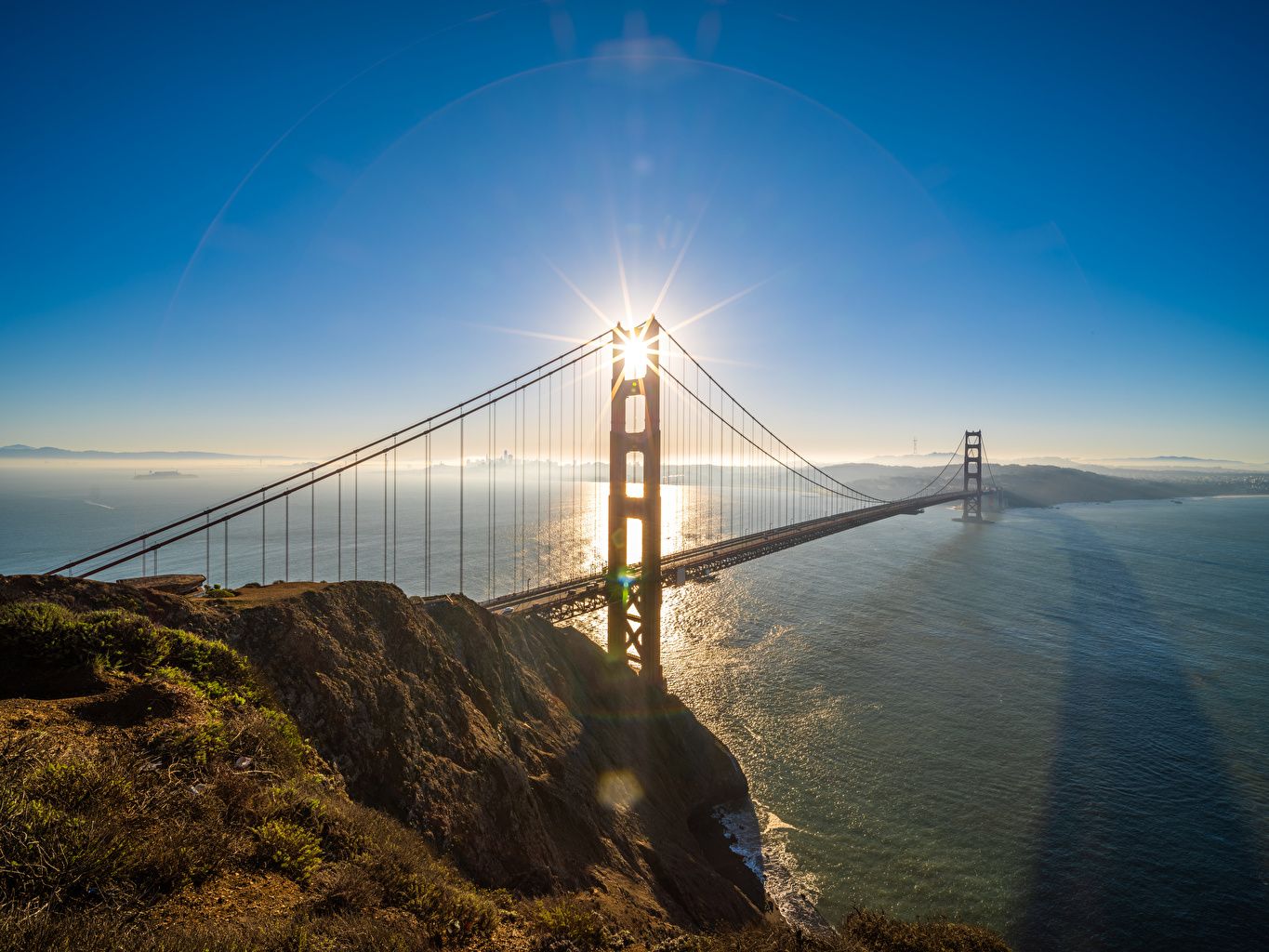 Desktop Wallpaper California San Francisco USA Golden Gate Bridge