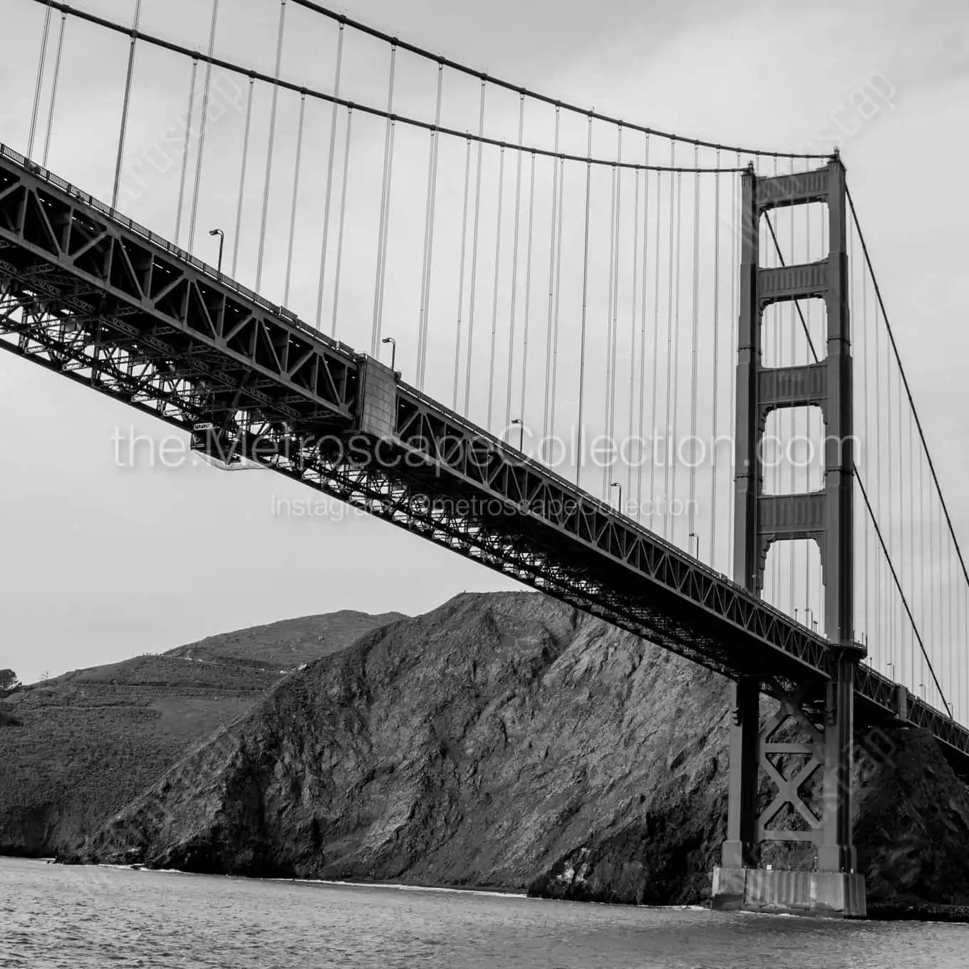 San Francisco Image Black and White: Golden Gate Bridge