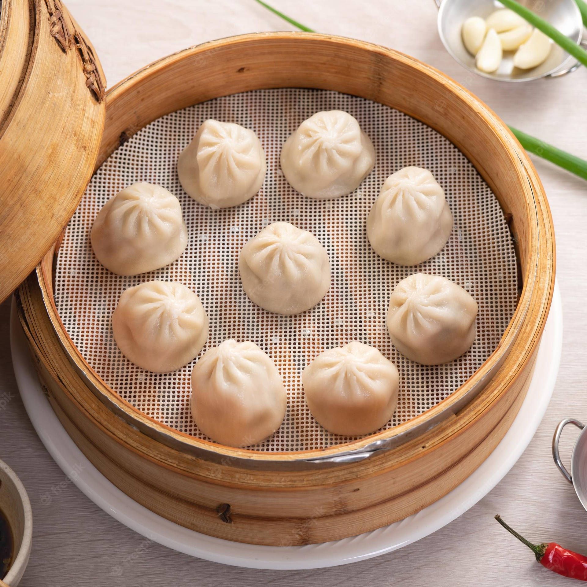 Download Xiaolongbao Chinese Dumpling Staple Food Wallpaper