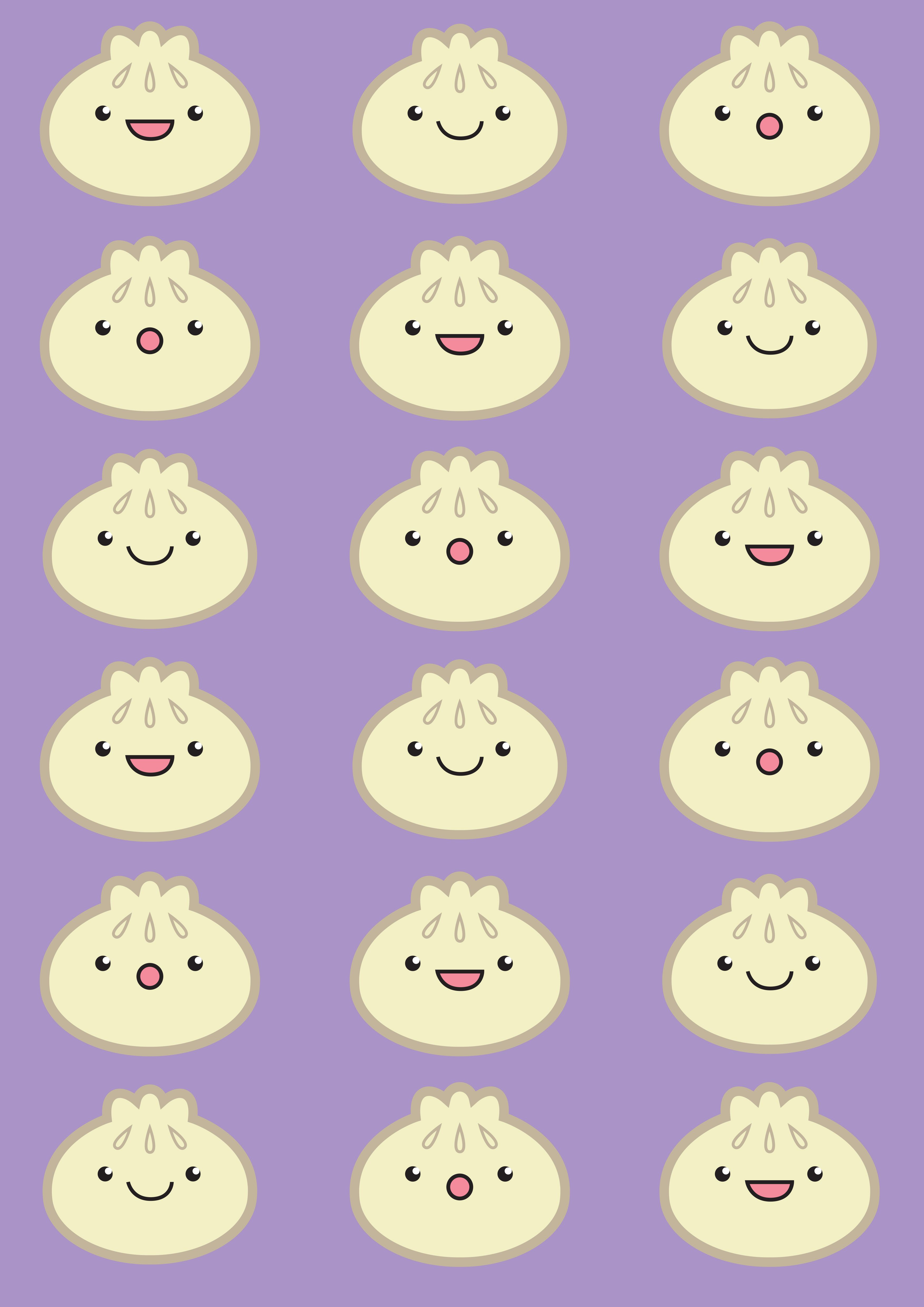 dumplings! in illustrator. Food doodles, Dumpling, Food packaging design