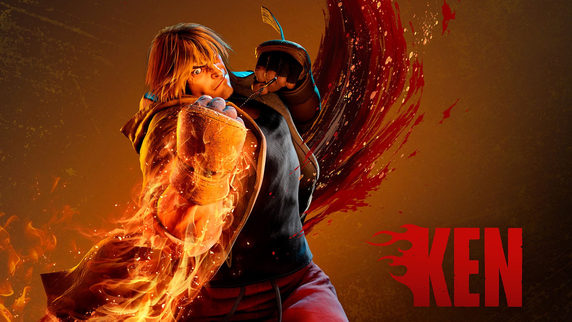 Ken Masters HD Street Fighter 6 Wallpaper