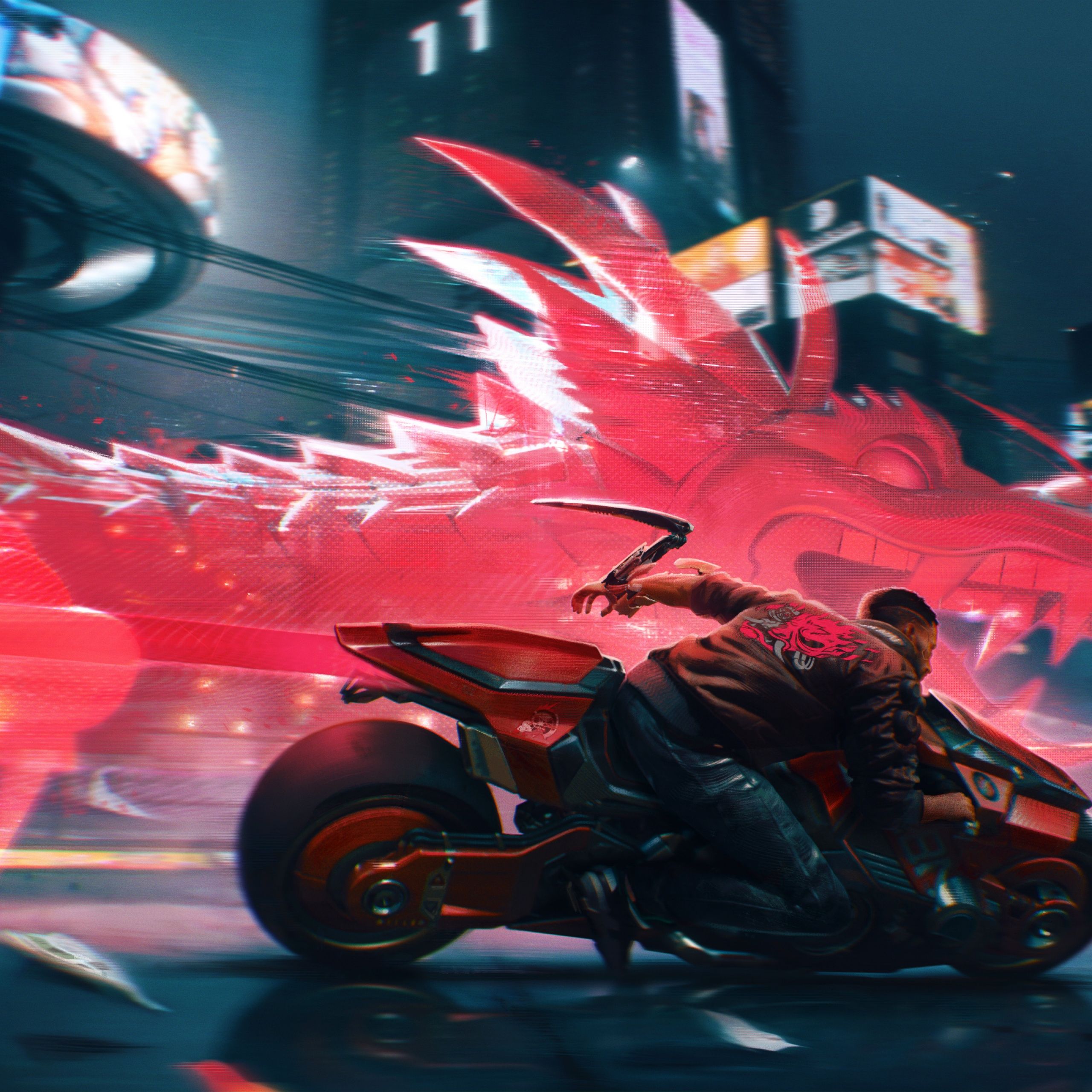 Cyberpunk 2077 Wallpaper 4K, Dragon Boat Festival