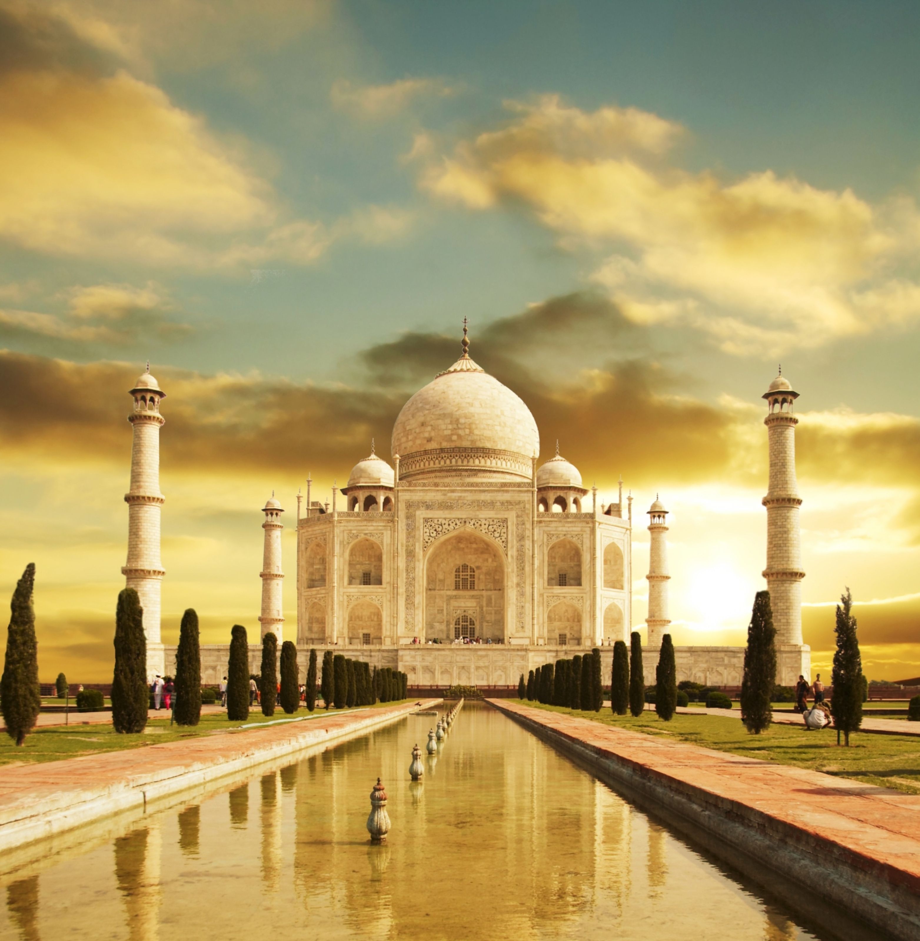 Taj Mahal Sunrise Mural Your Way