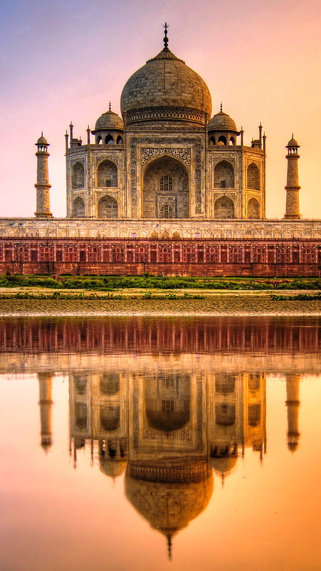 India Taj Mahal Wallpaper for iPhone Pro Max, X, 6