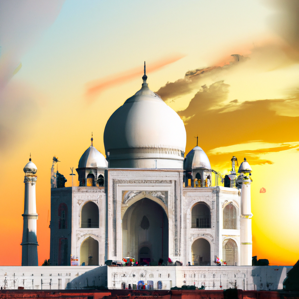 AI Image view of taj mahal Image