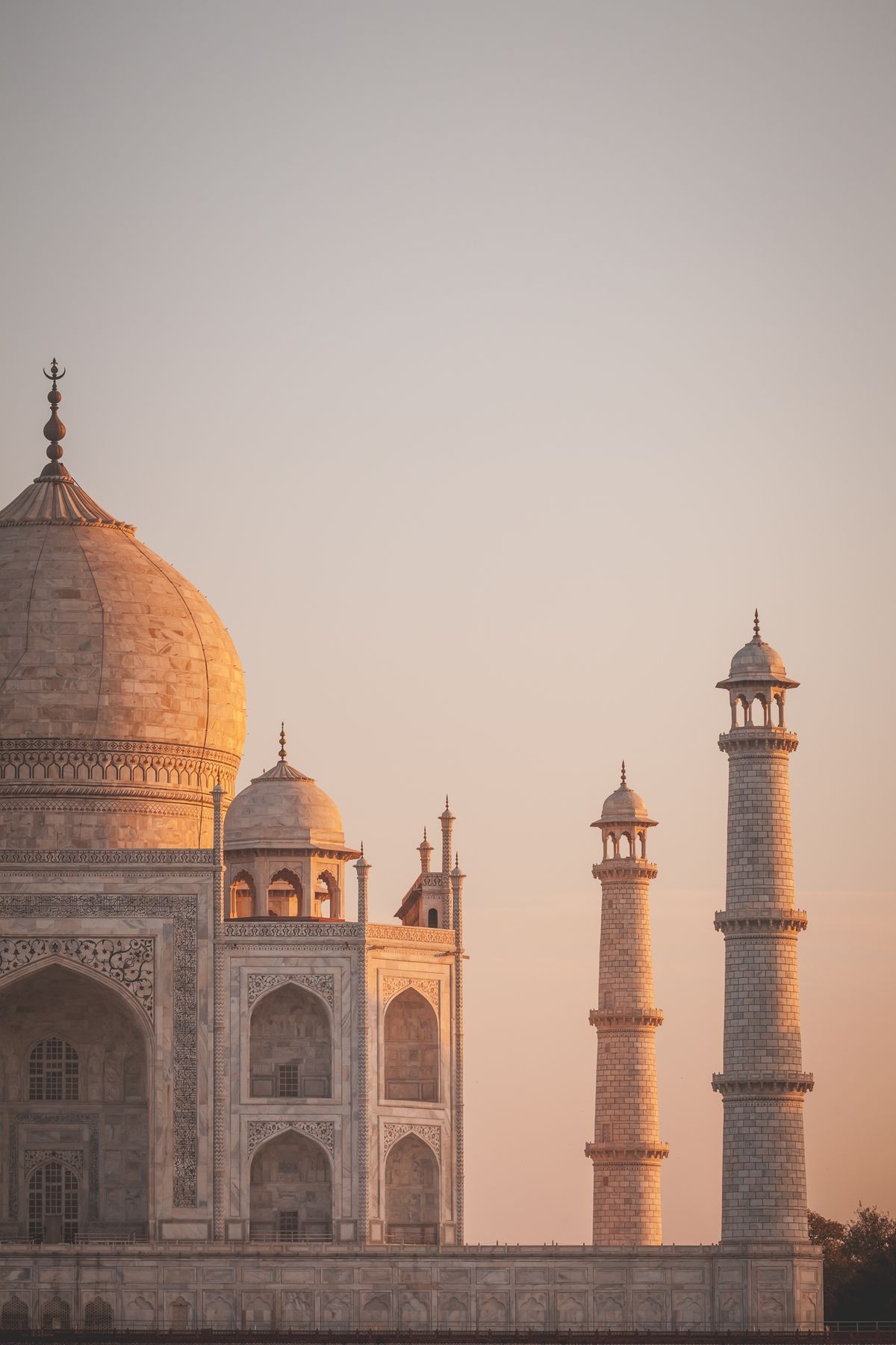 Taj Mahal at Sunset Wallpaper