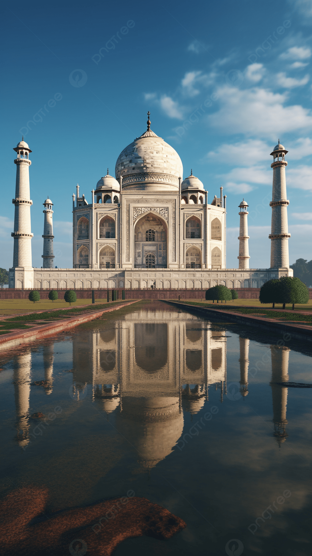 Taj Mahal Cultural Building Vacation Background Wallpaper Image For Free Download