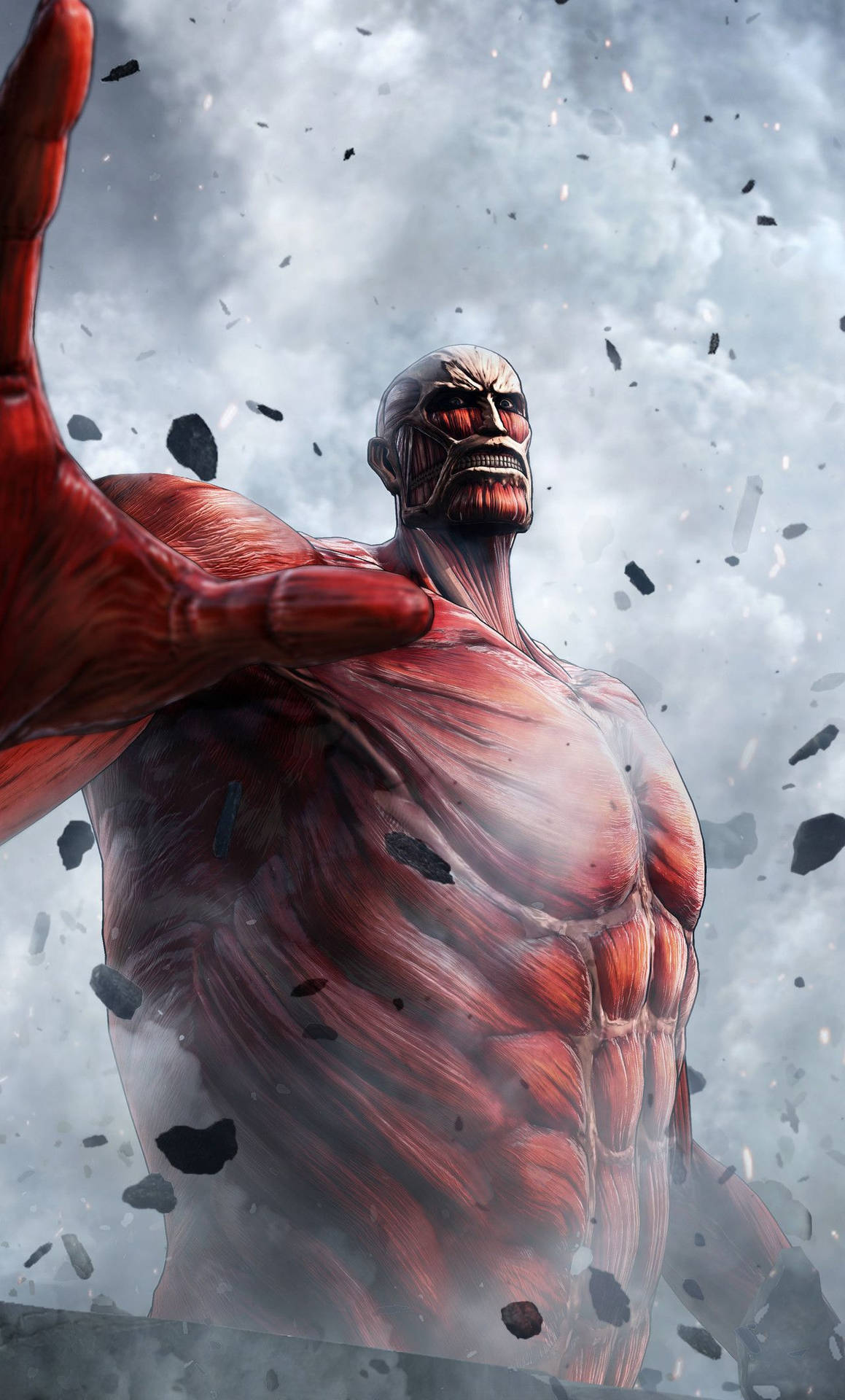 Download Colossal Titan Attack On Titan iPhone Wallpaper