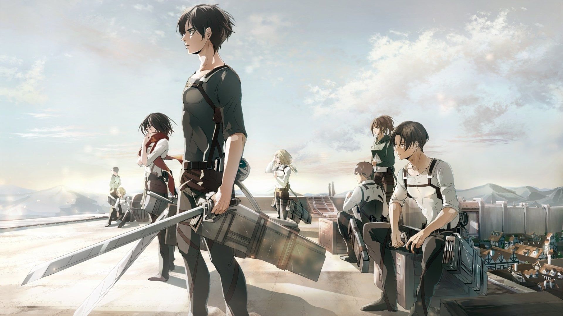 A bag of Attack On Titan wallpaper