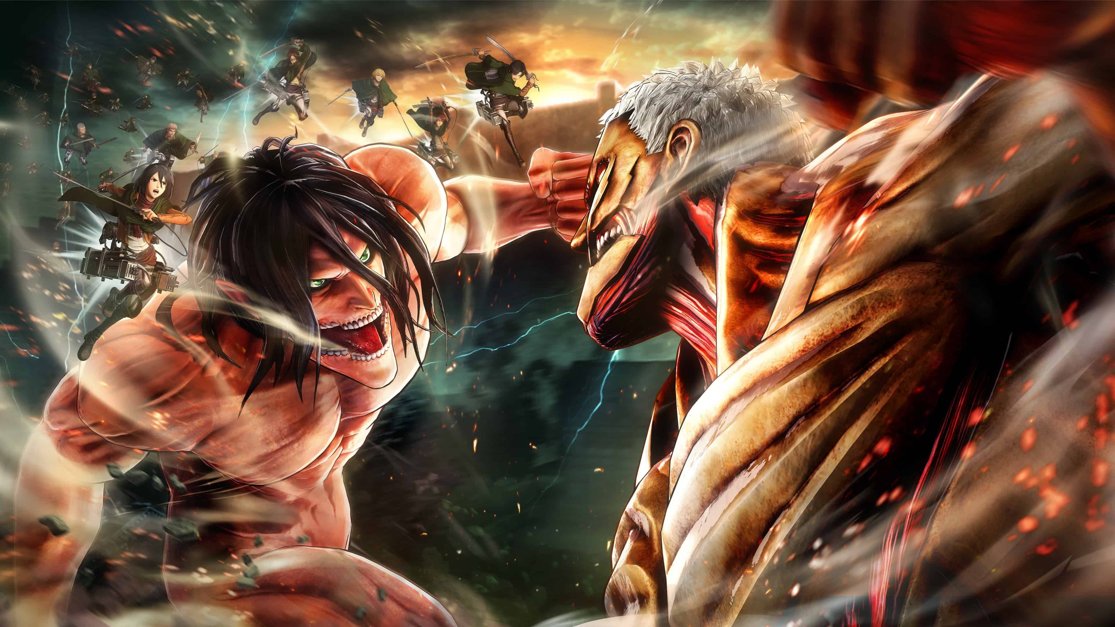 Attack On Titan 2 Cover UHD 4K Wallpaper