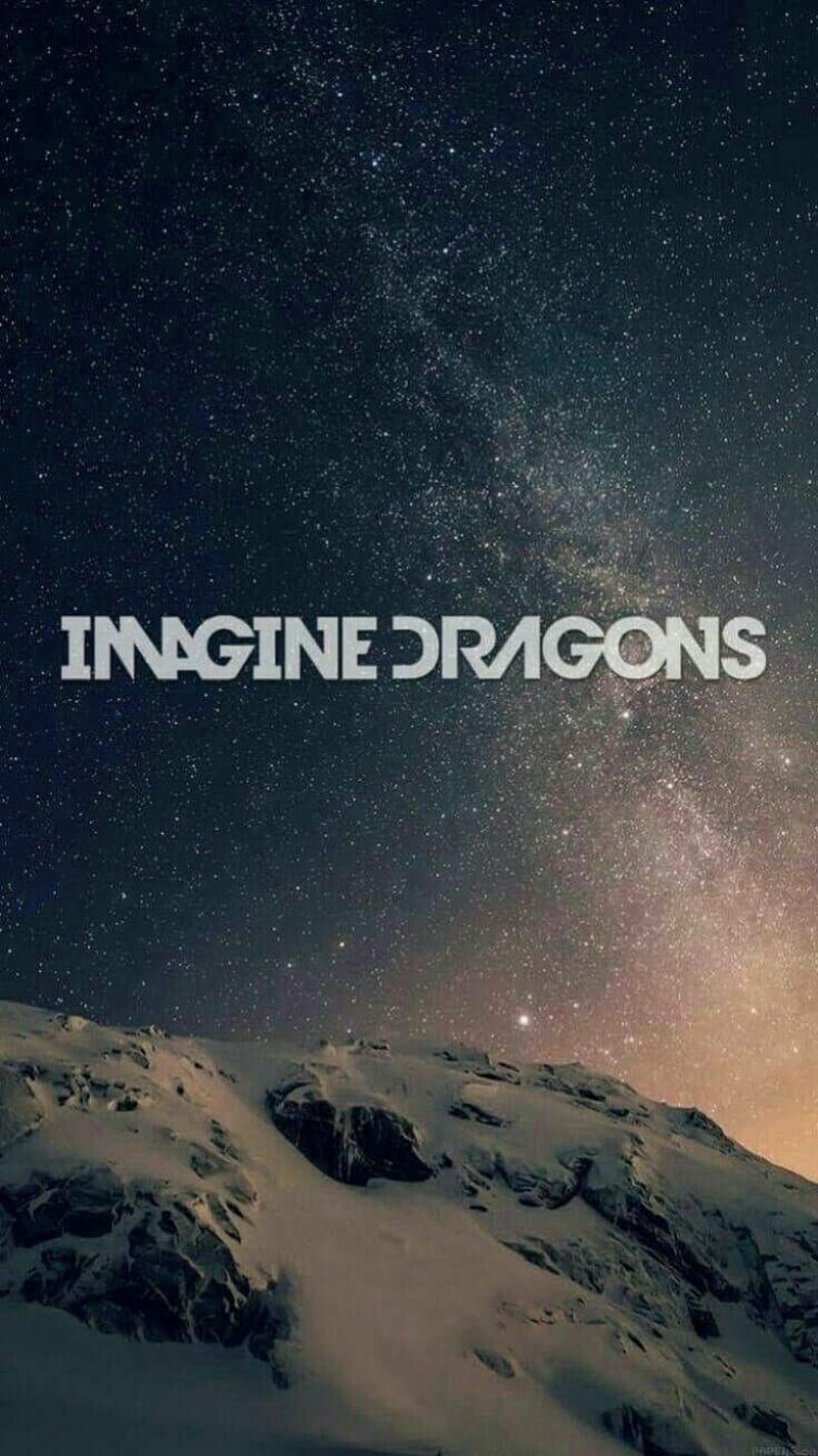 Imagine dragons, galaxy, lock, screen, sky, space, touch, universe, verses, HD phone wallpaper