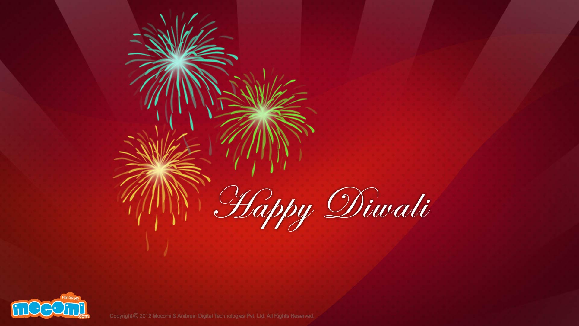 Diwali Fireworks Wallpaper for Kids