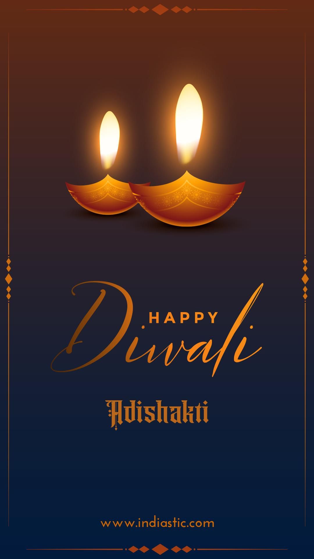 Happy Diwali Adishakti Image