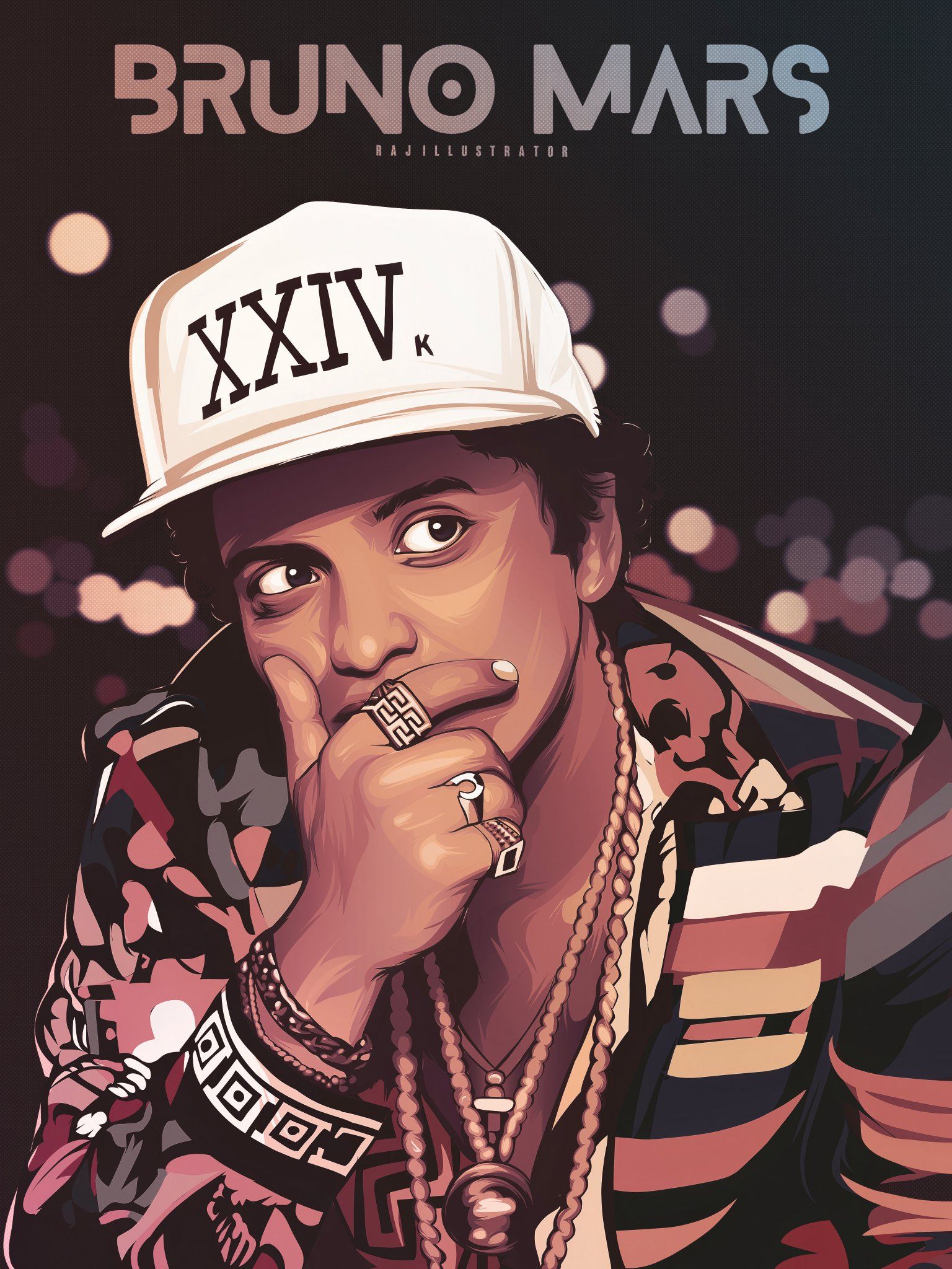 X \ Raj illustrator على X: Bruno Mars fan art #BrunoMars #rajillustrator