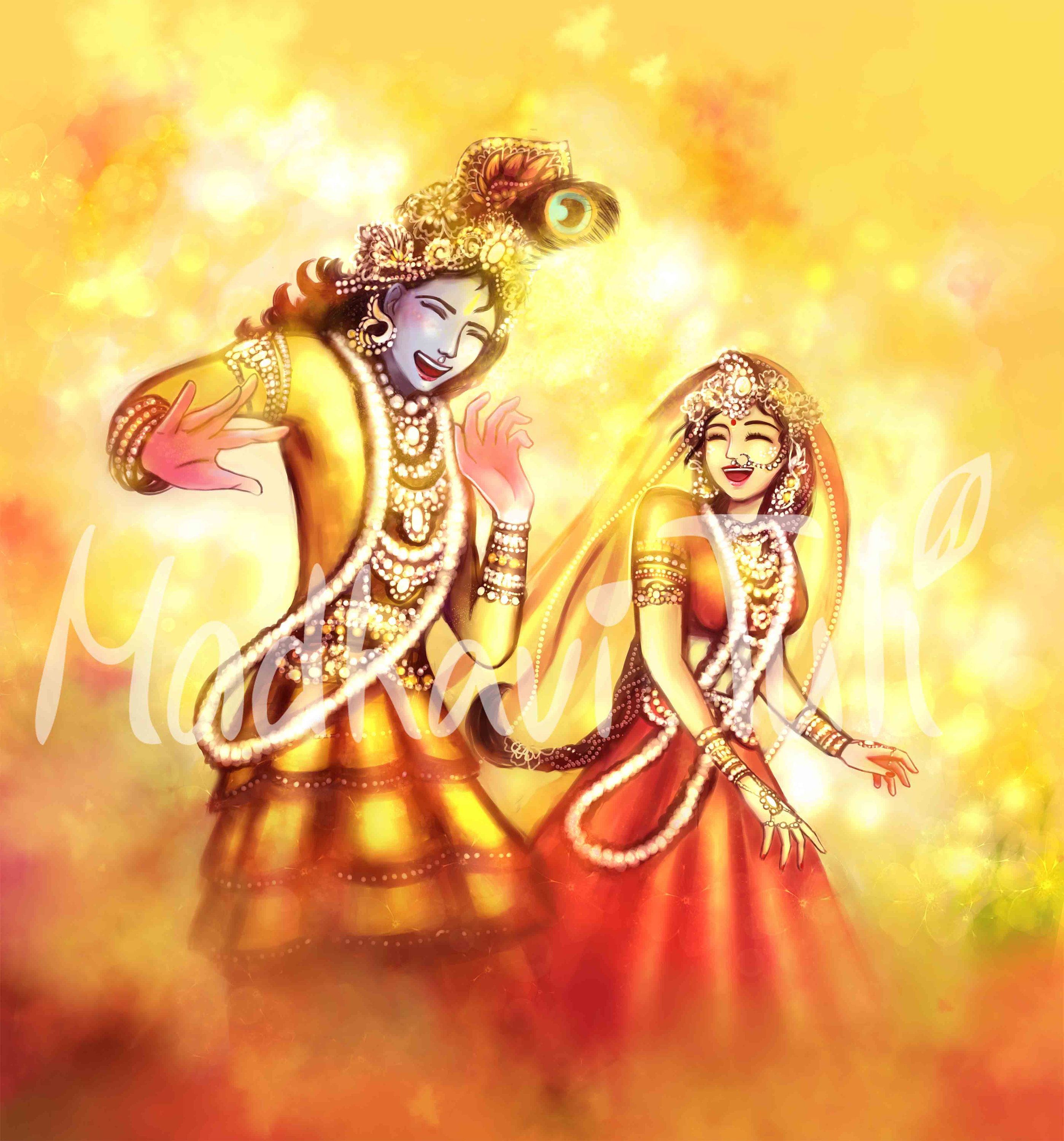 HD File Shri Radha Krishna Radha Krishna Holi 4k High